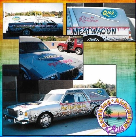 Here is a fun Throwback to a unique project we did at our time in Forest Fair Mall. This was late 90&rsquo;s early 2000&rsquo;s when 2 separate years the nightclubs at the mall gave away hearses as a Halloween giveaway. 

First year was the old Bourb