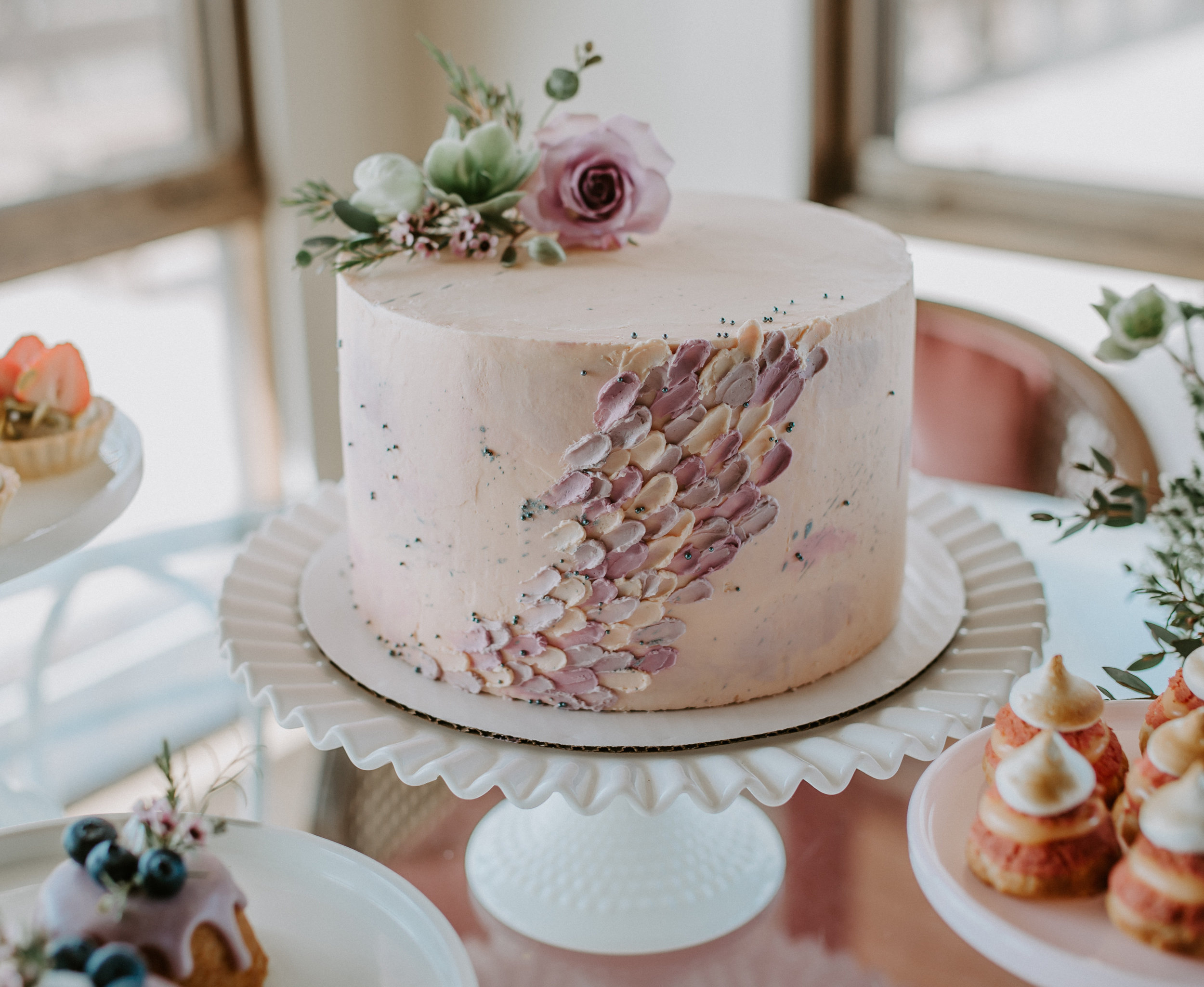 Custom Bridal Shower Cake 