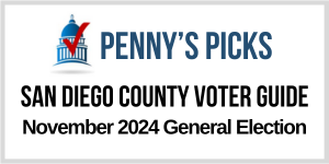 Penny's Picks San Diego County Voter Guide