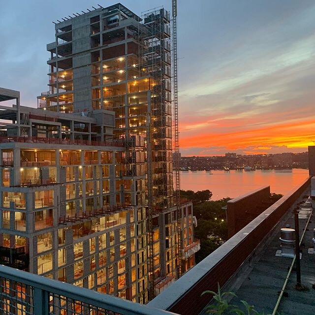Sunset on the Hudson. #nofilter