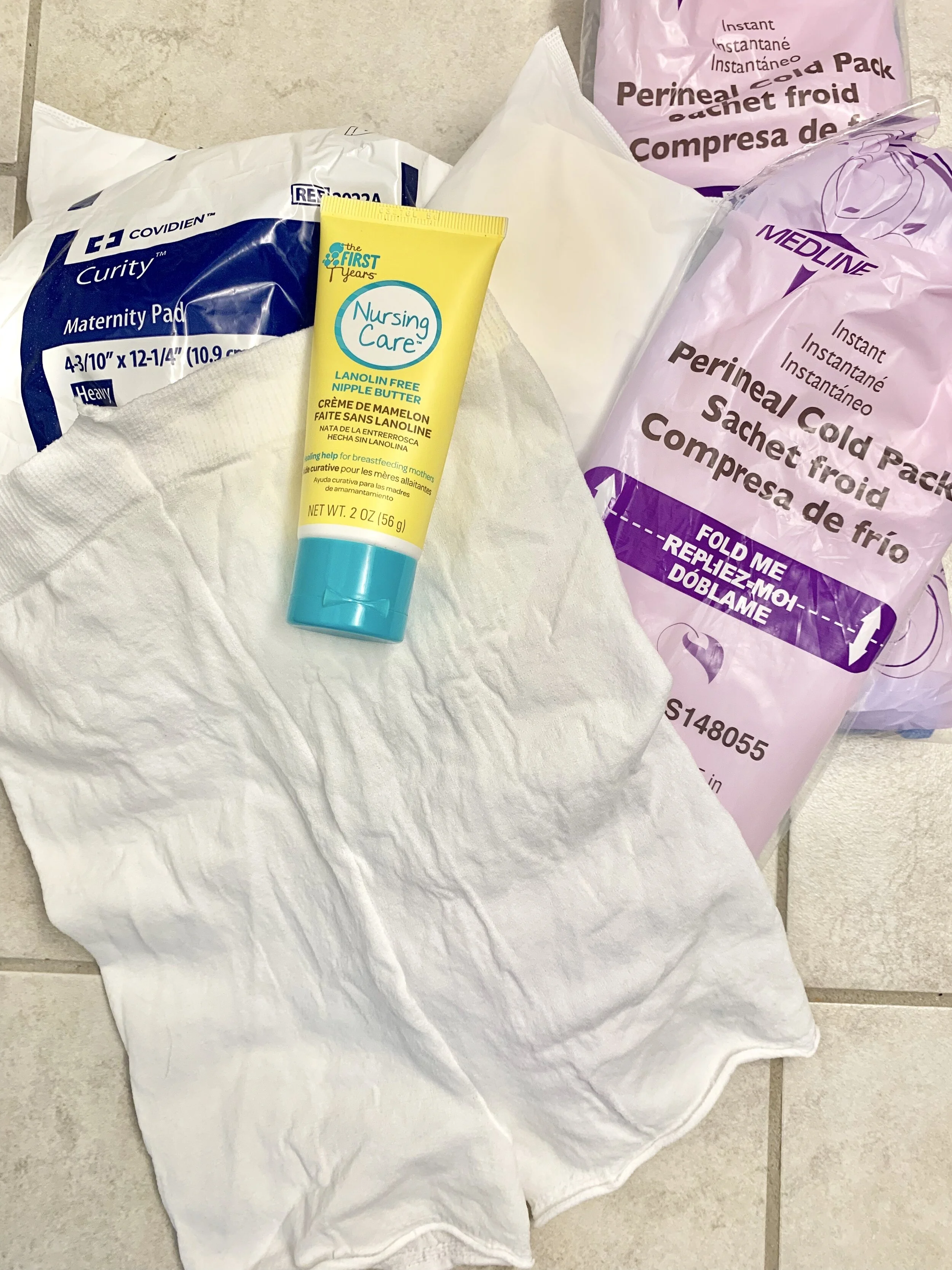 Postpartum Supplies — 4th Trimester Project