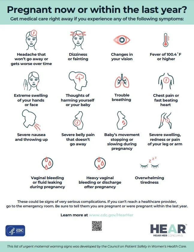 Maternal Health Warning Signs — 4th Trimester Project