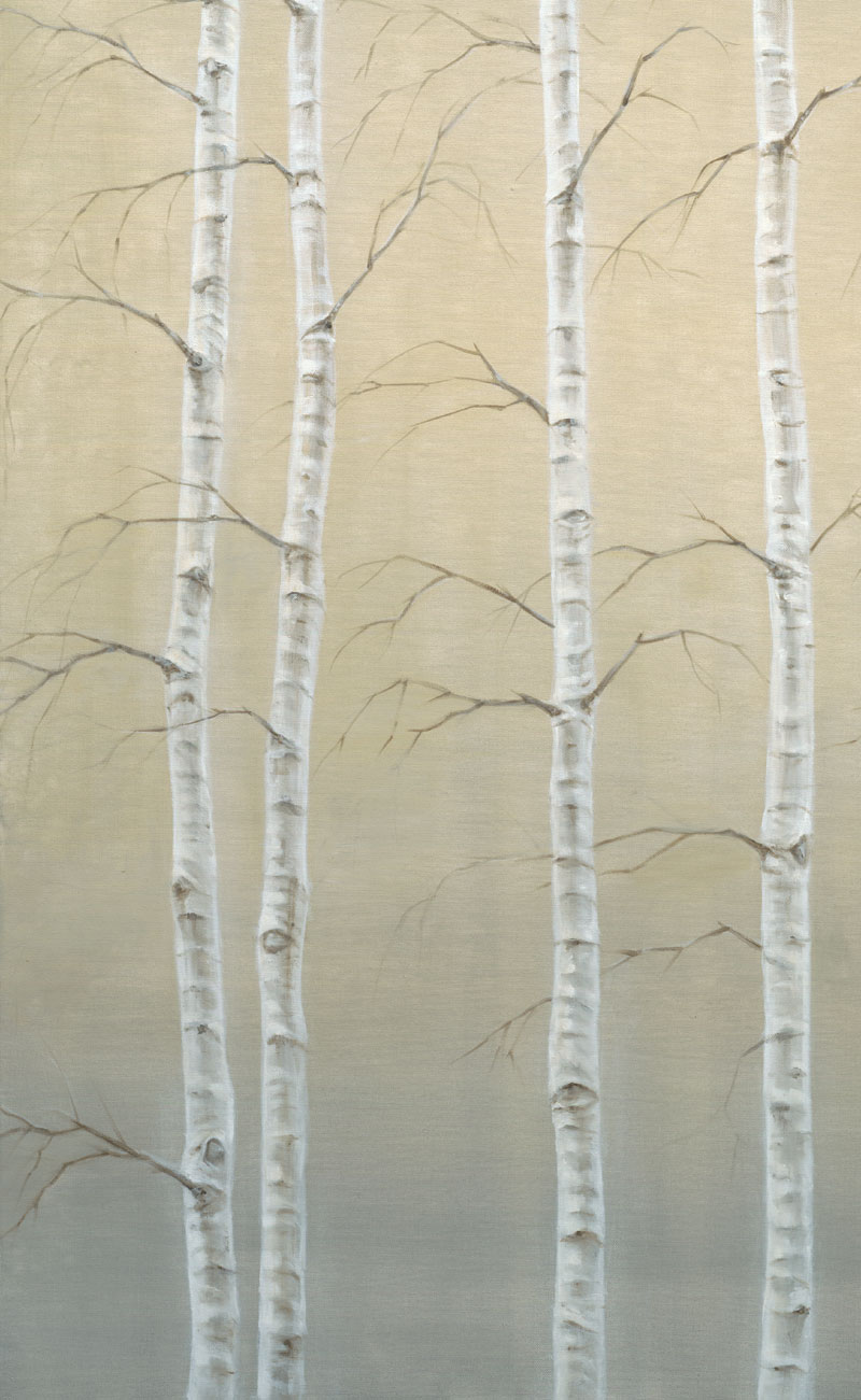 Tall Birches (detail)