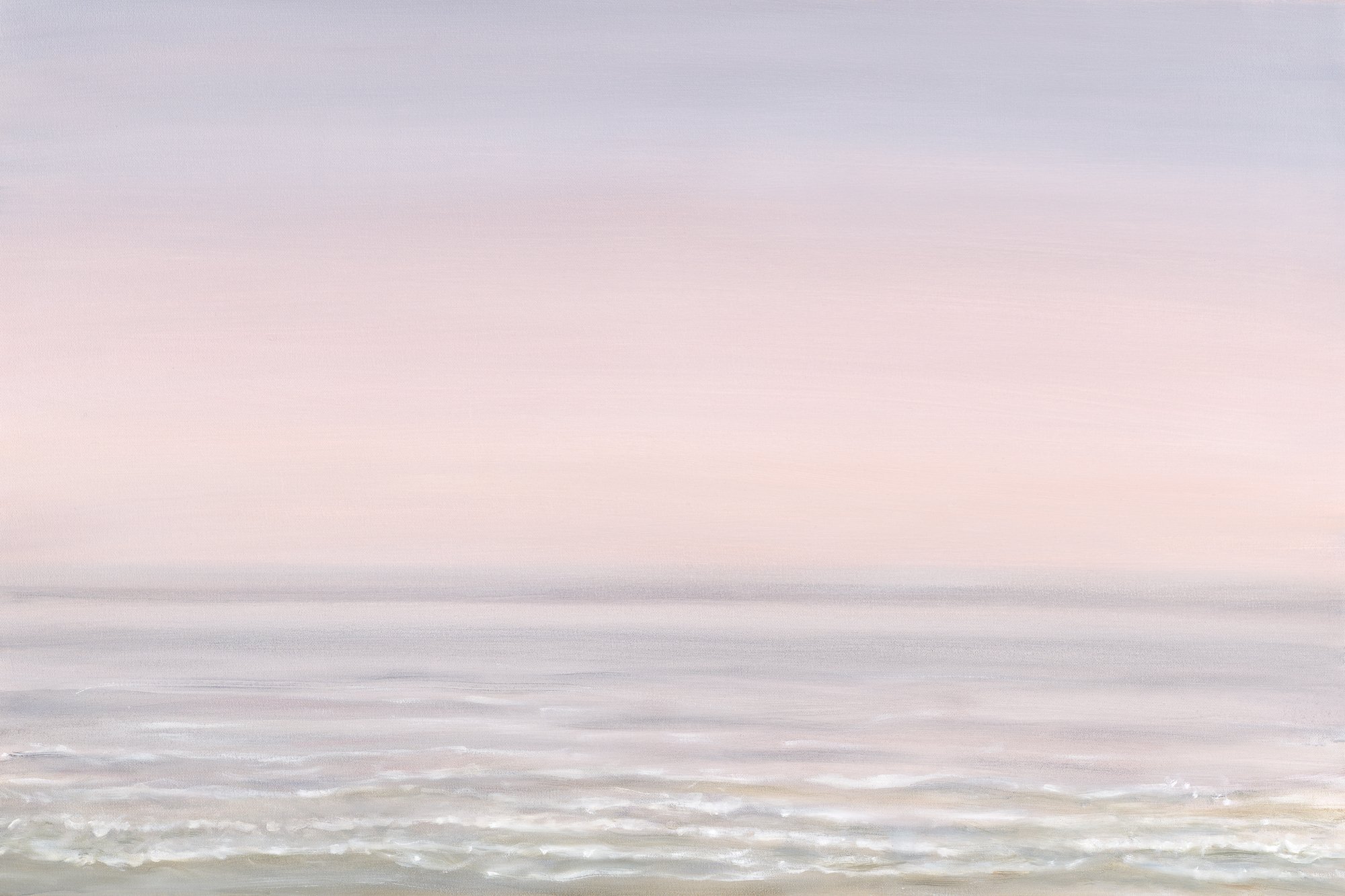 Sunset Sea, oil on canvas, 24" x 36"