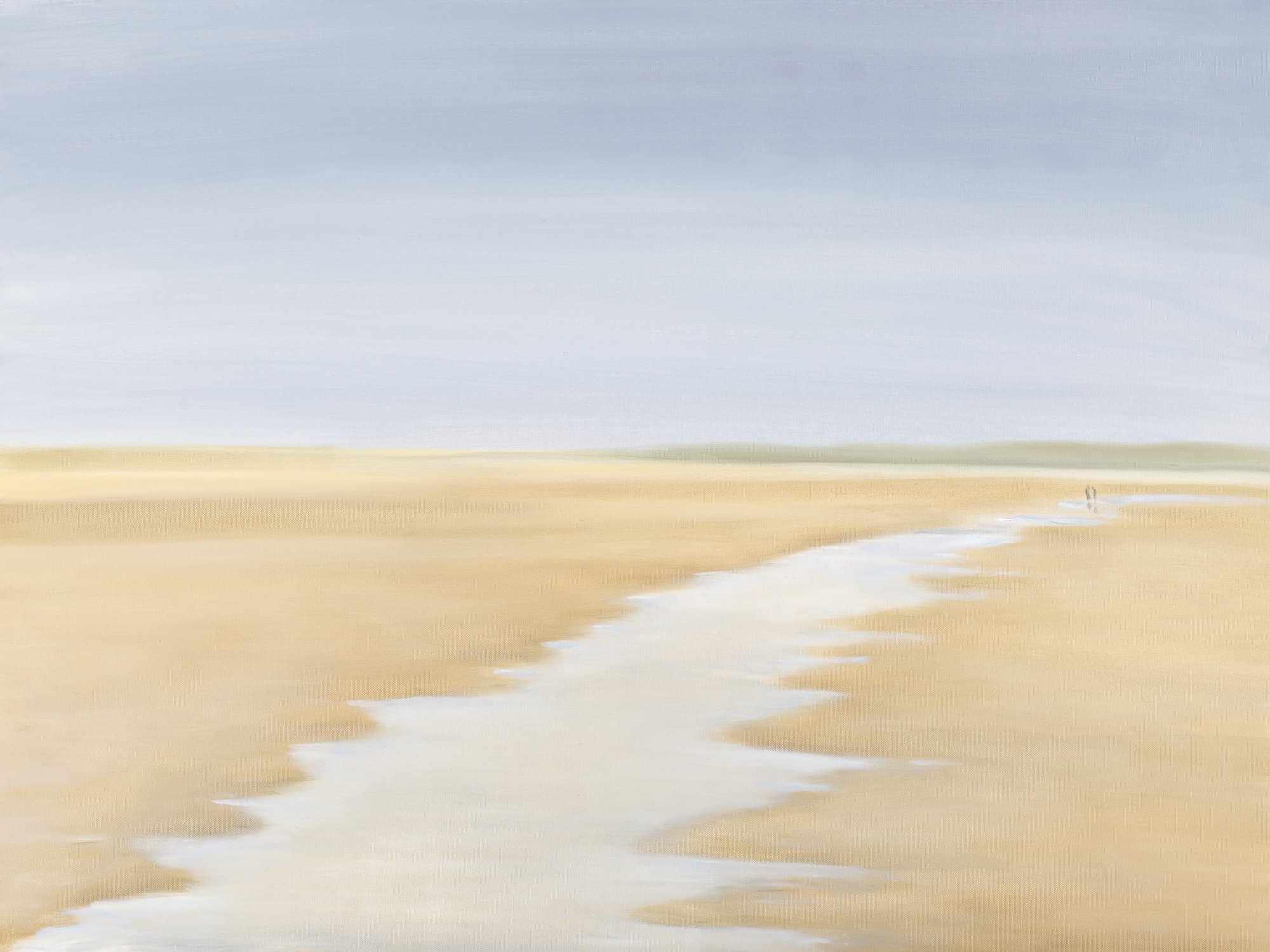 Holkham Beach, oil on canvas, 30" x 40"