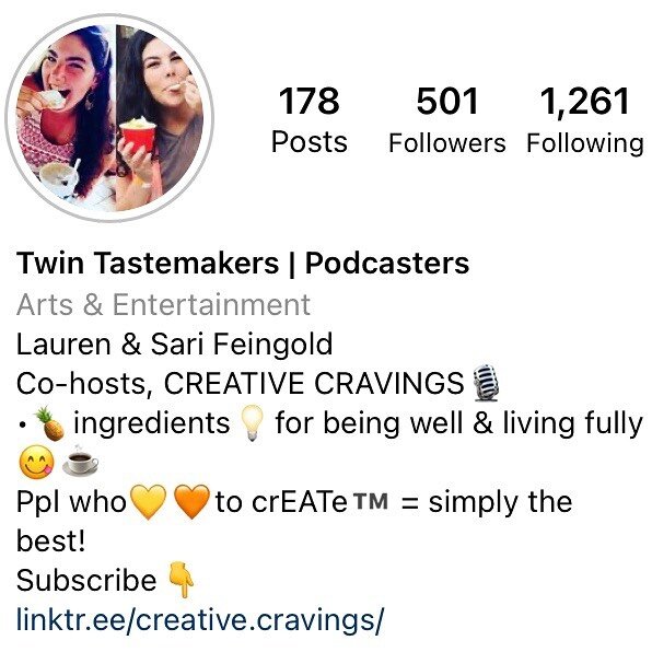 WORK IN PROGRESS
.
That&rsquo;s how we always feel in our own lives and about our IG Bio😅 
.
In our entrepreneurship course&rsquo;s Zoom coaching call all about social media, we joked that we are &ldquo;Twin Tastemakers,&rdquo; since we enjoy sharin