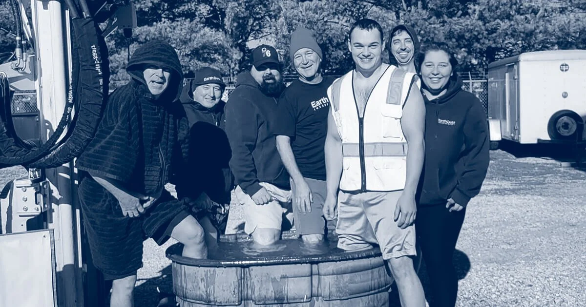 Earth Data Employees Participate in Virtual Polar Bear Plunge