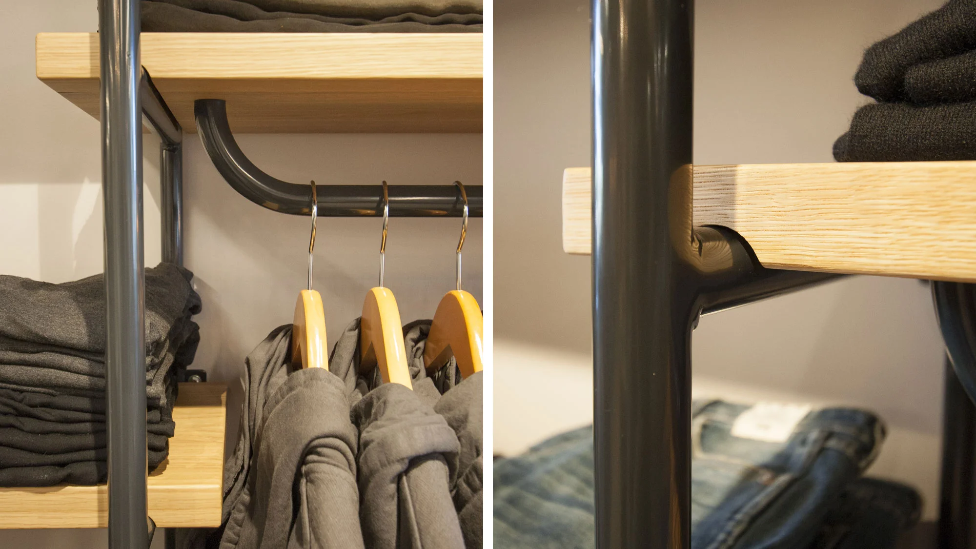 retail store fixtures shelf details
