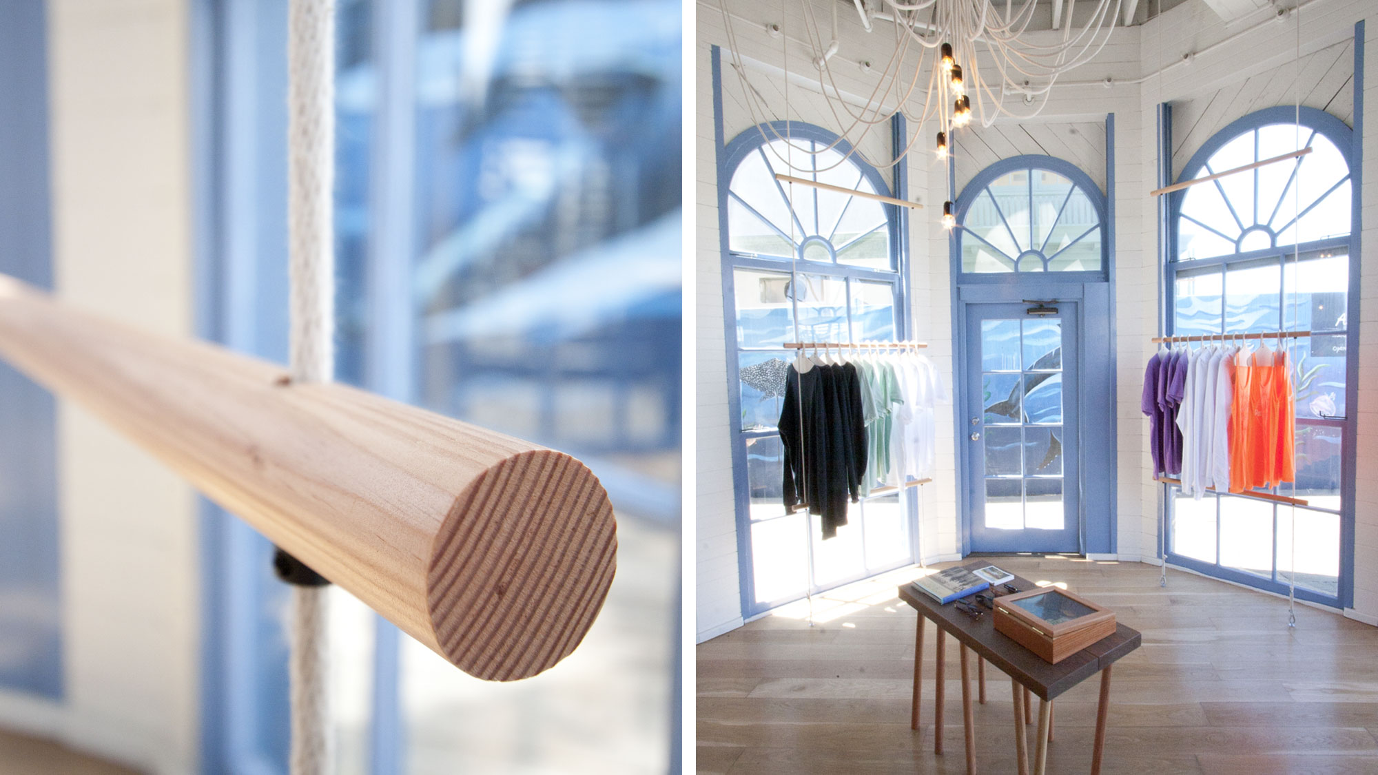 retail store hanging displays