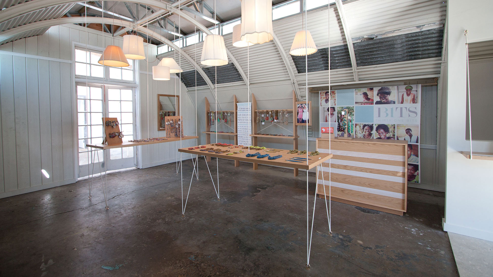 Retail store design for 31 Bits