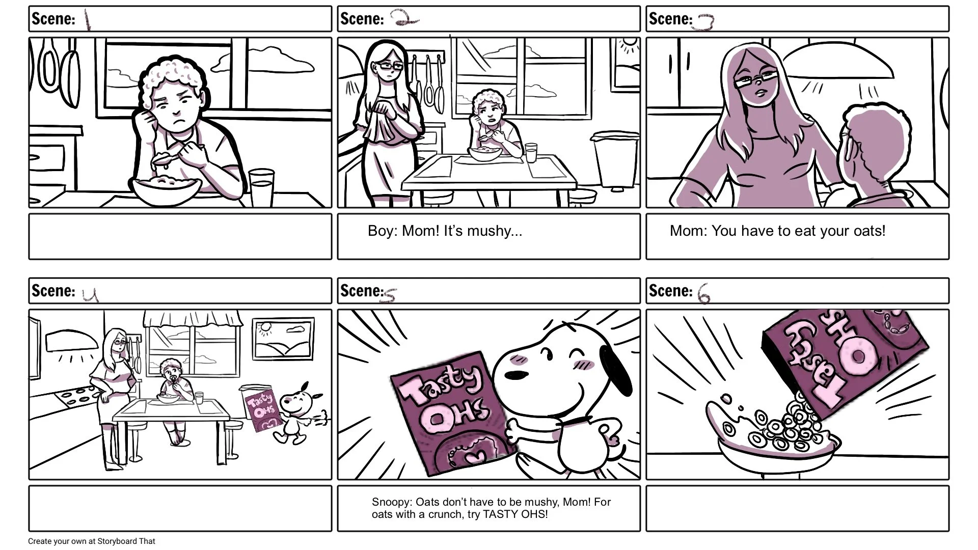 Example Commercial "Tasty-Oh's"