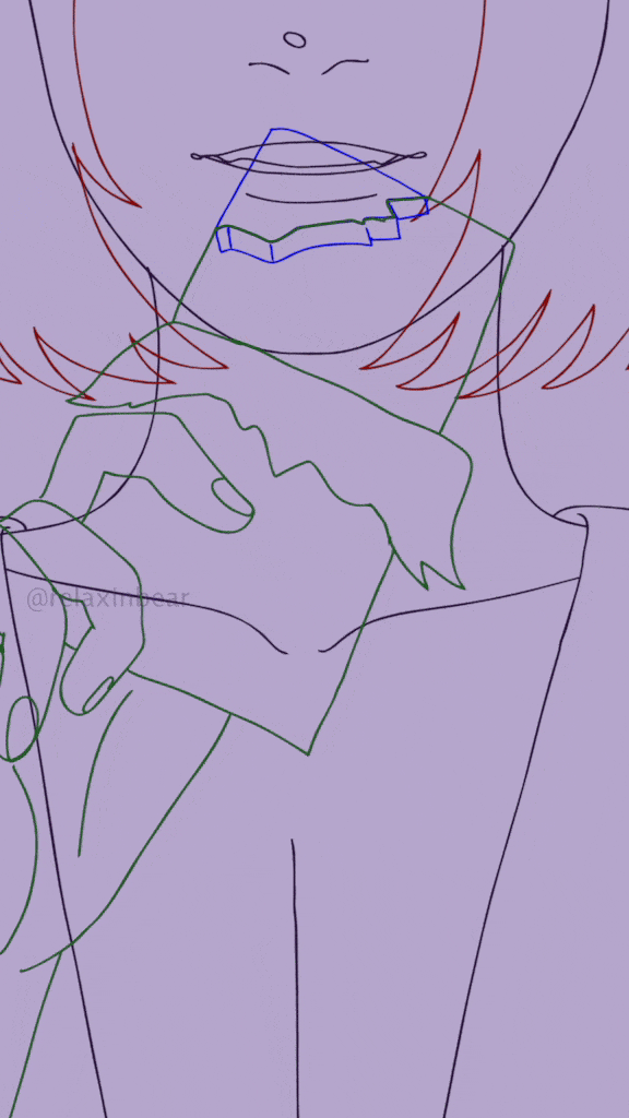 Linework of Mello + Matt Animation