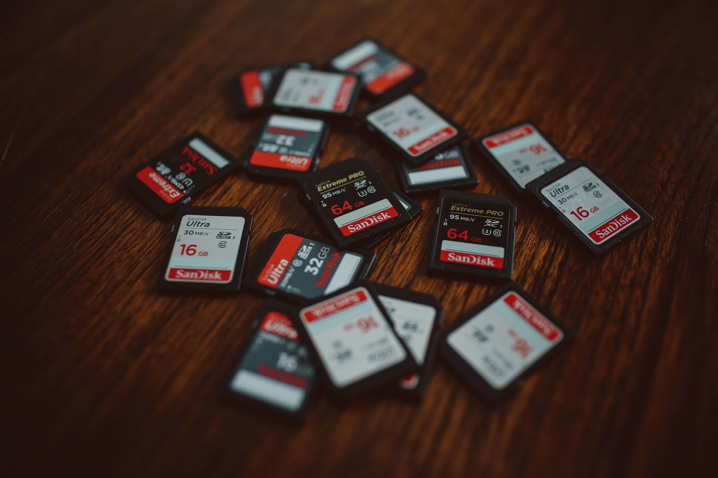 too many camera cards