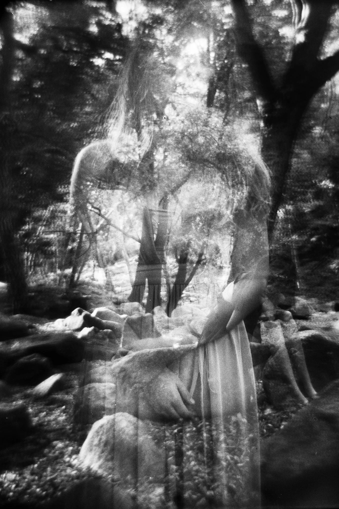 "Female Figure, Accidental Frame #4, 2018"