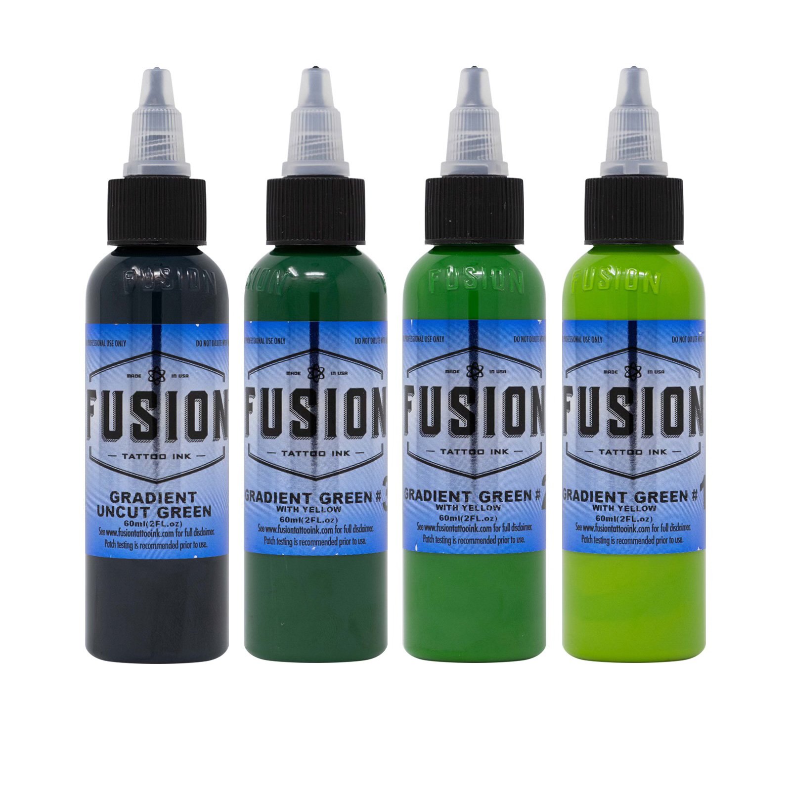 Gradient Green With Yellow (4 Pack)