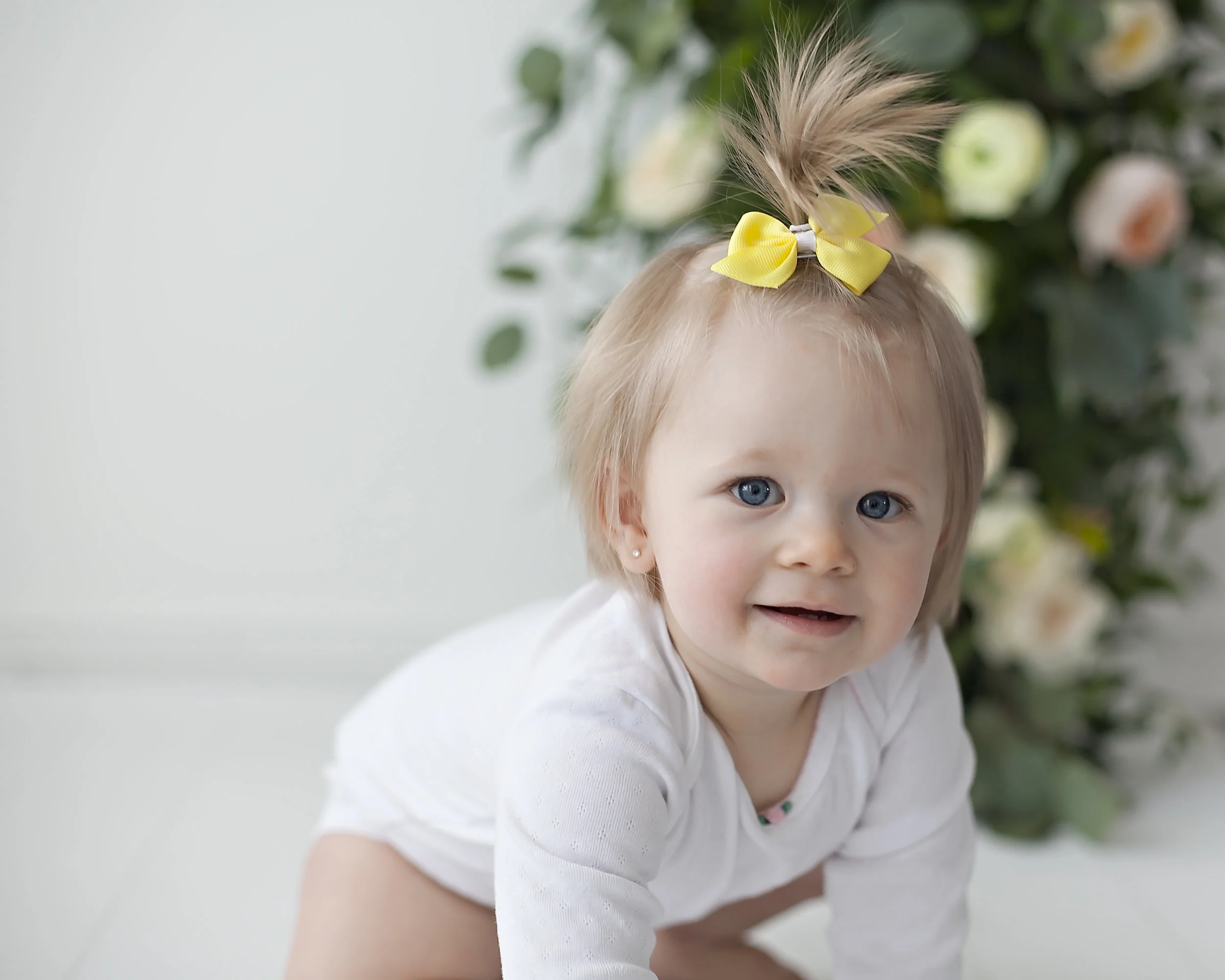 Adorable One Year Old Baby Girl