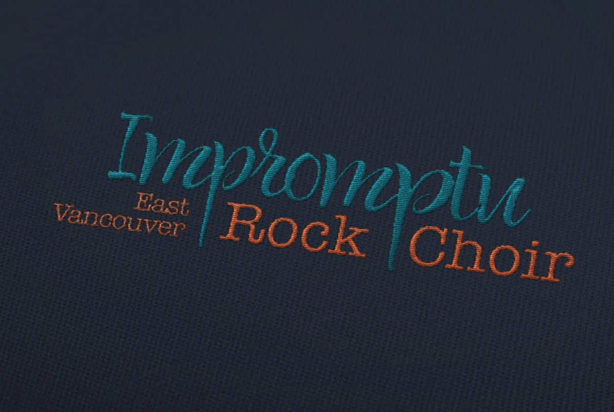 Logo Design: Impromptu Rock Choir, Vancouver BC