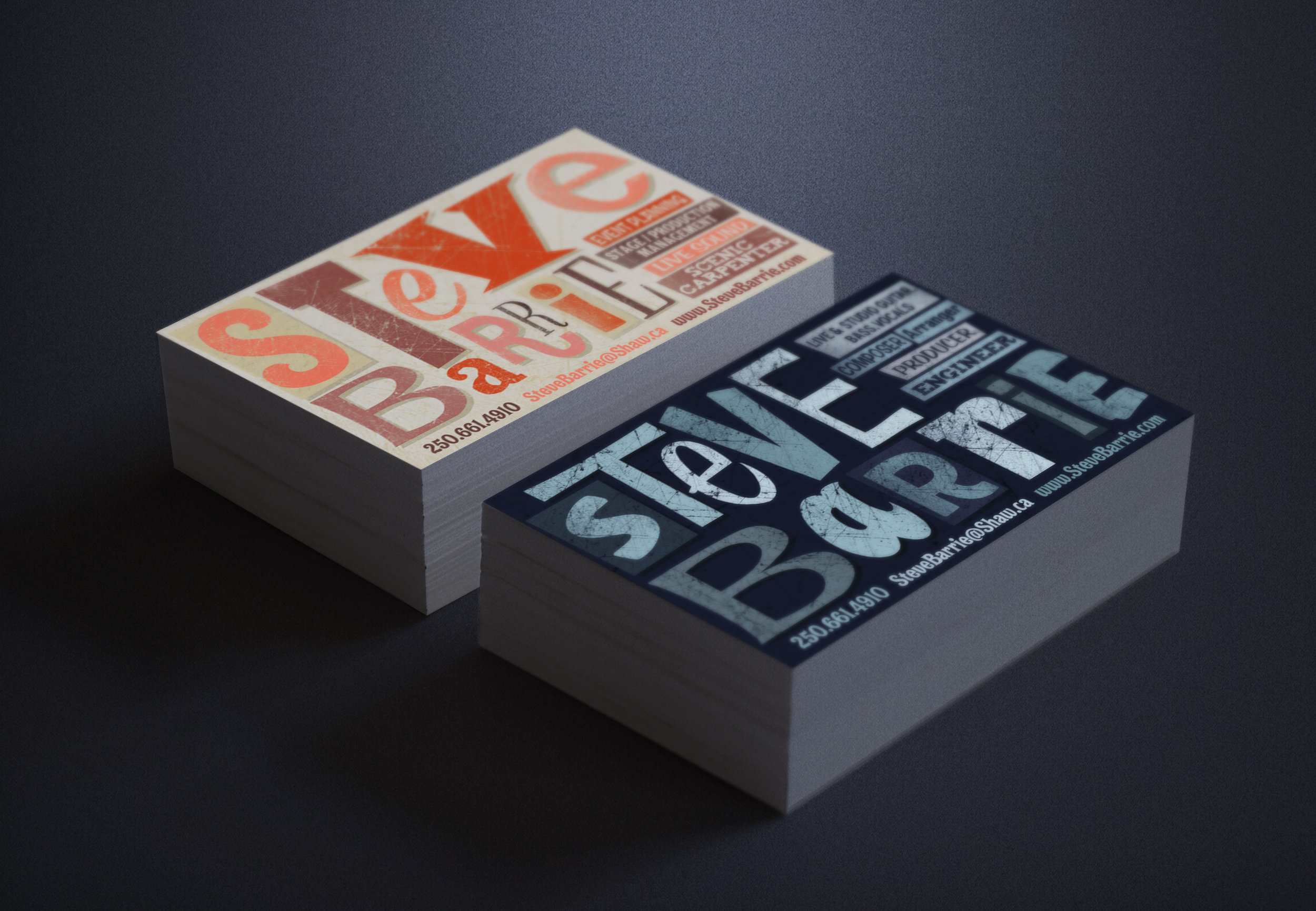 Business Card Design: Steve Barrie