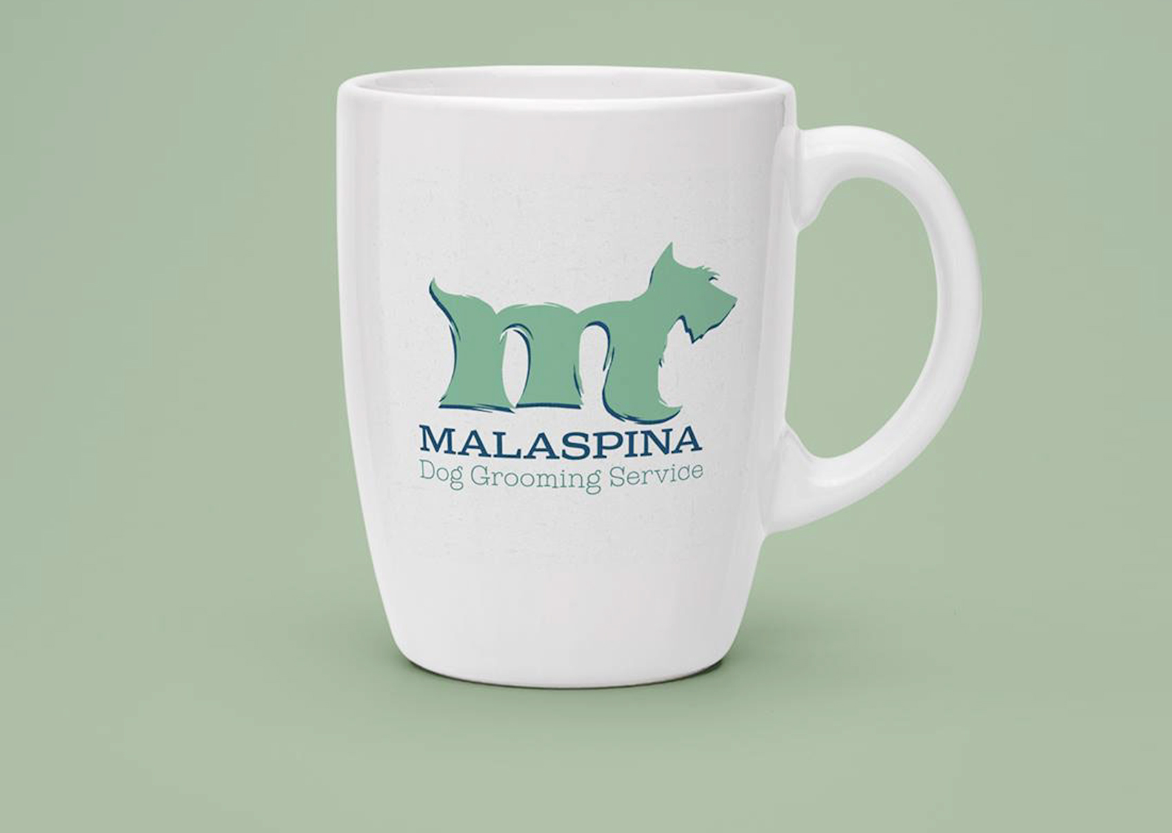 Logo Design: Malaspina Dog Grooming