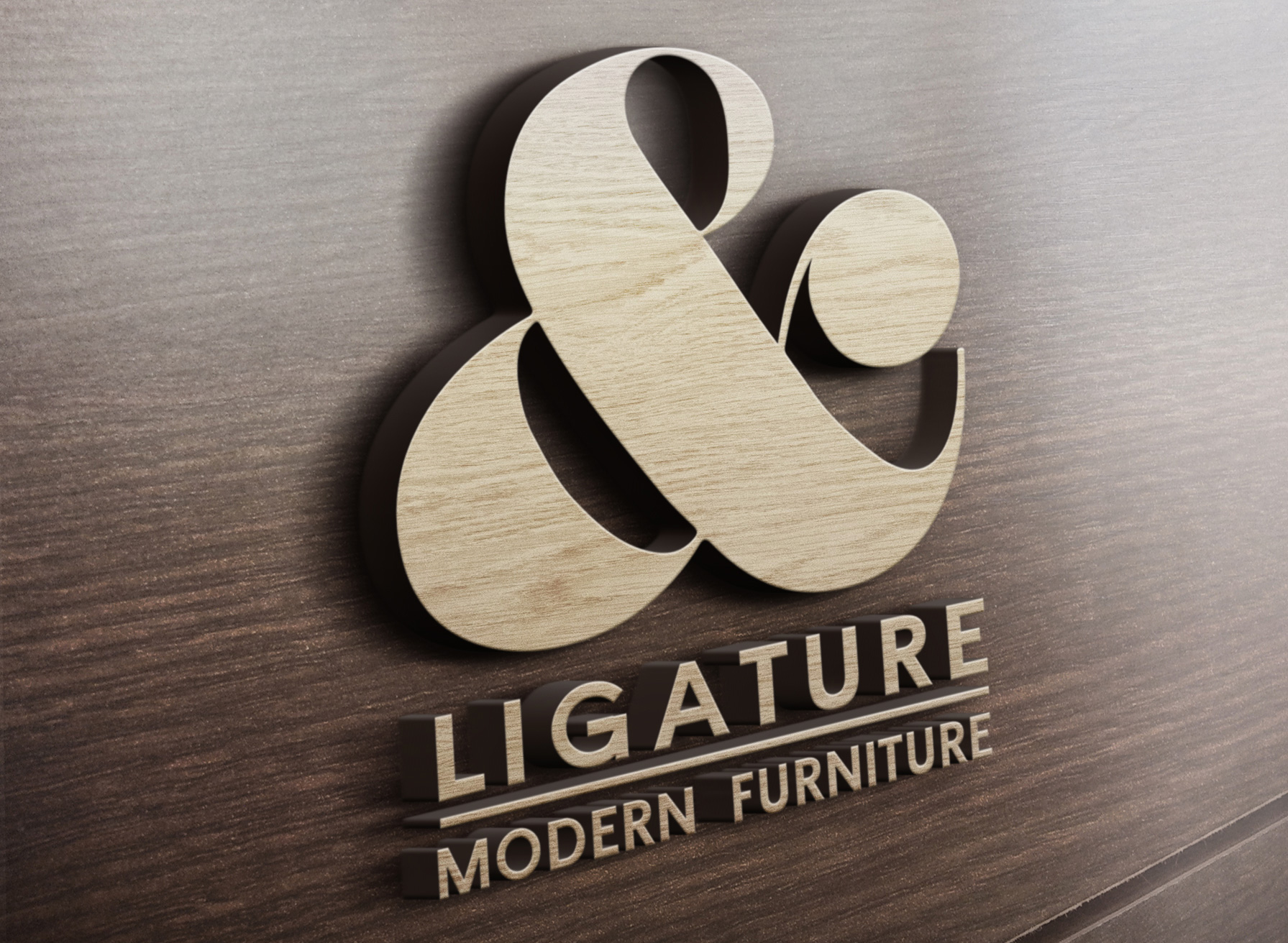 Logo Design &amp; Branding: Ligature Modern Furniture