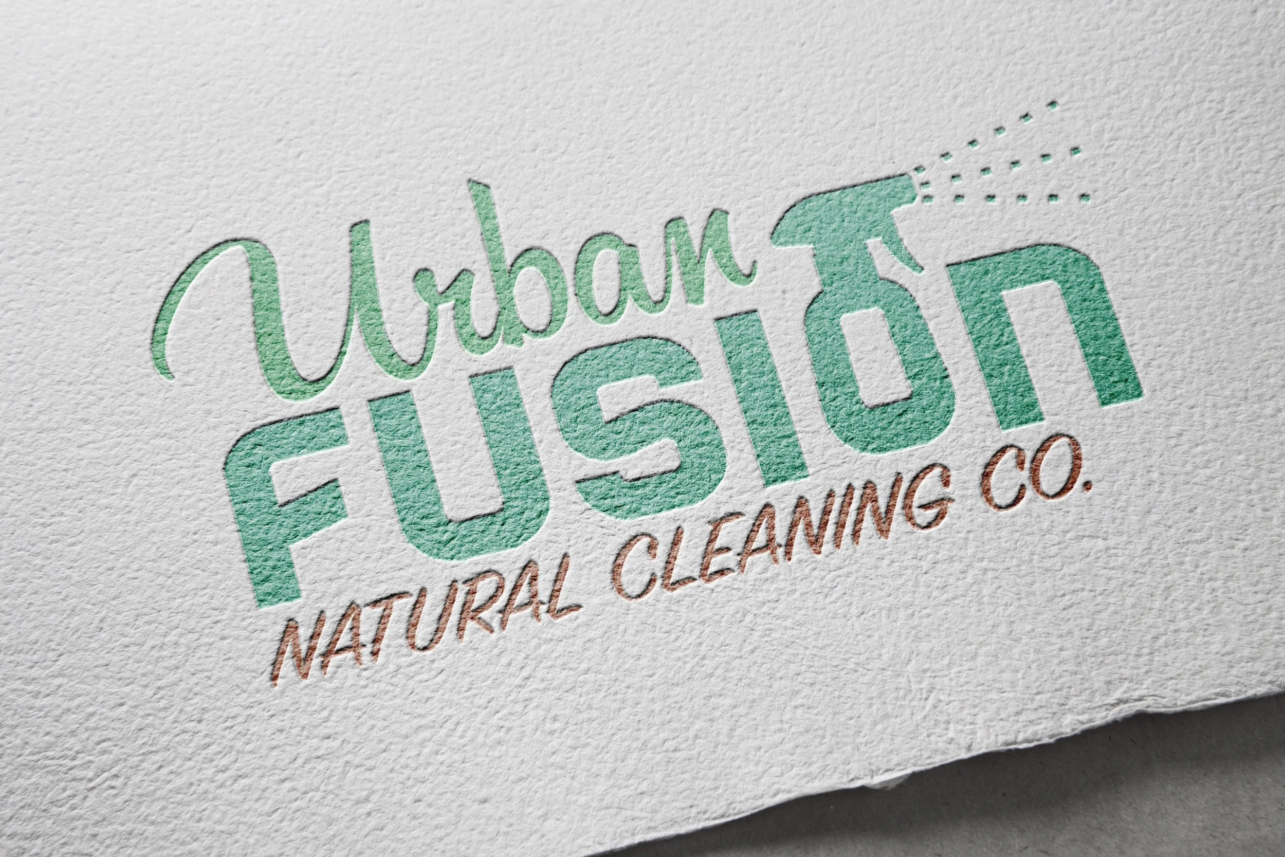 Logo Design: Urban Fusion Cleaning, Duncan BC