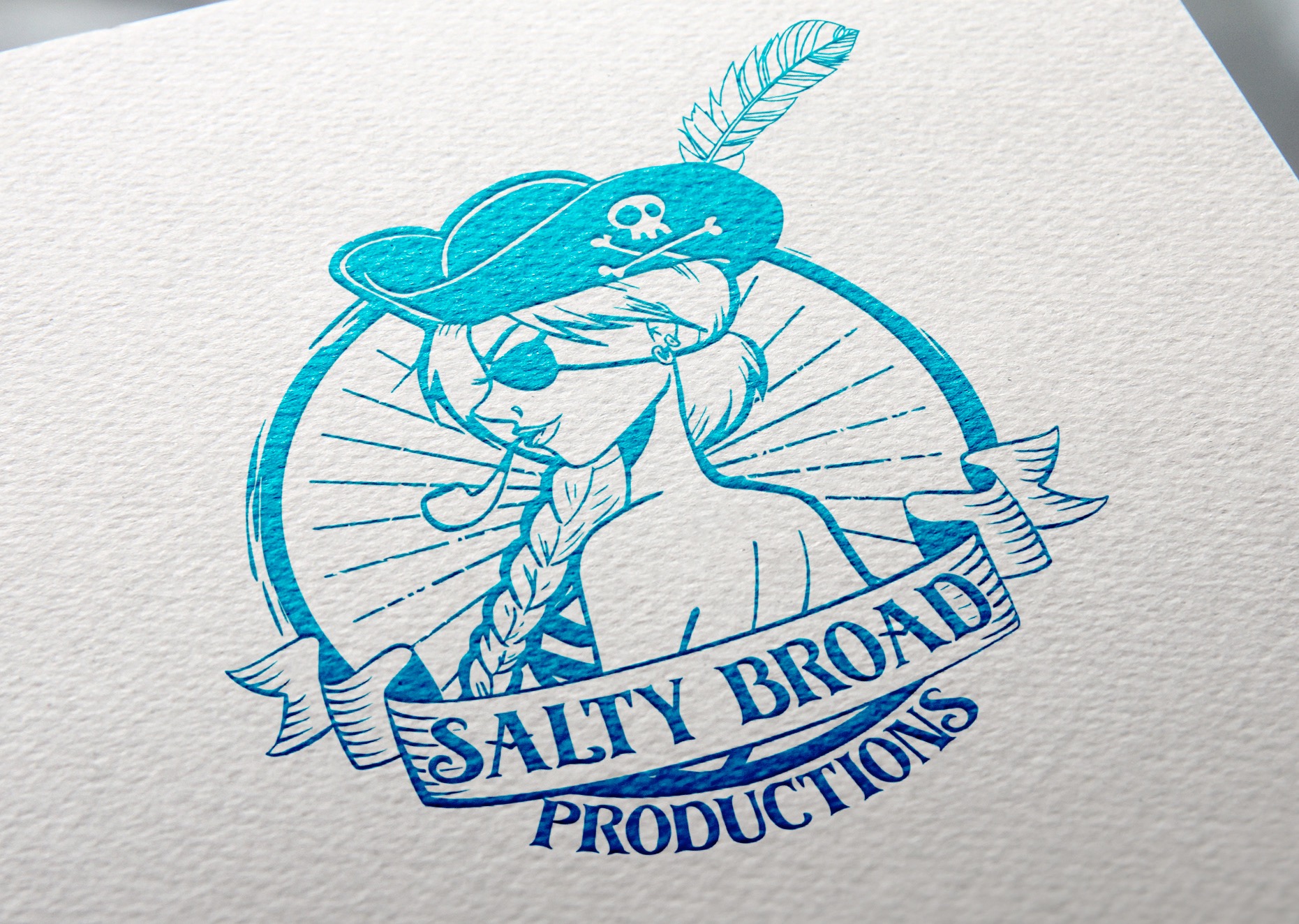 Logo Design: Salty Broad Productions
