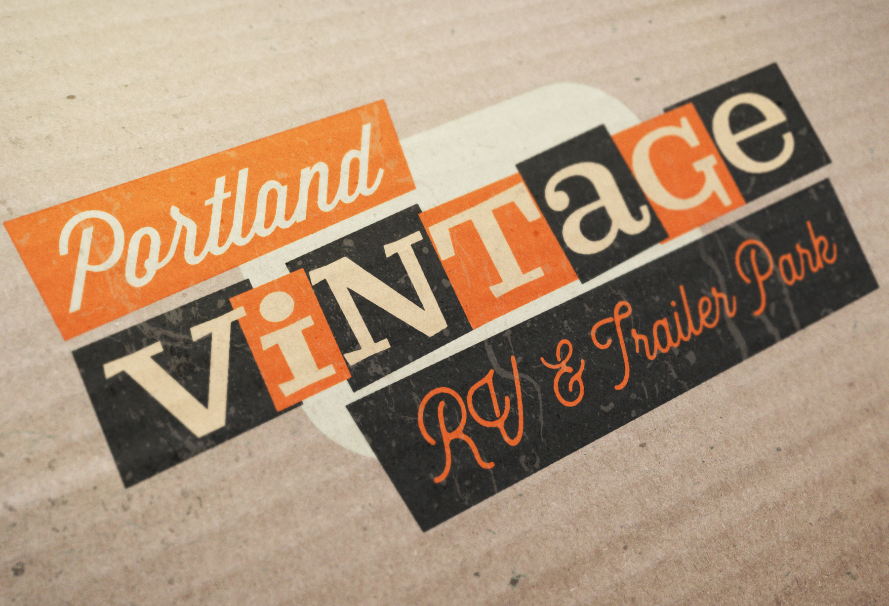 Logo Design: Portland Vintage RV &amp; Trailer Park