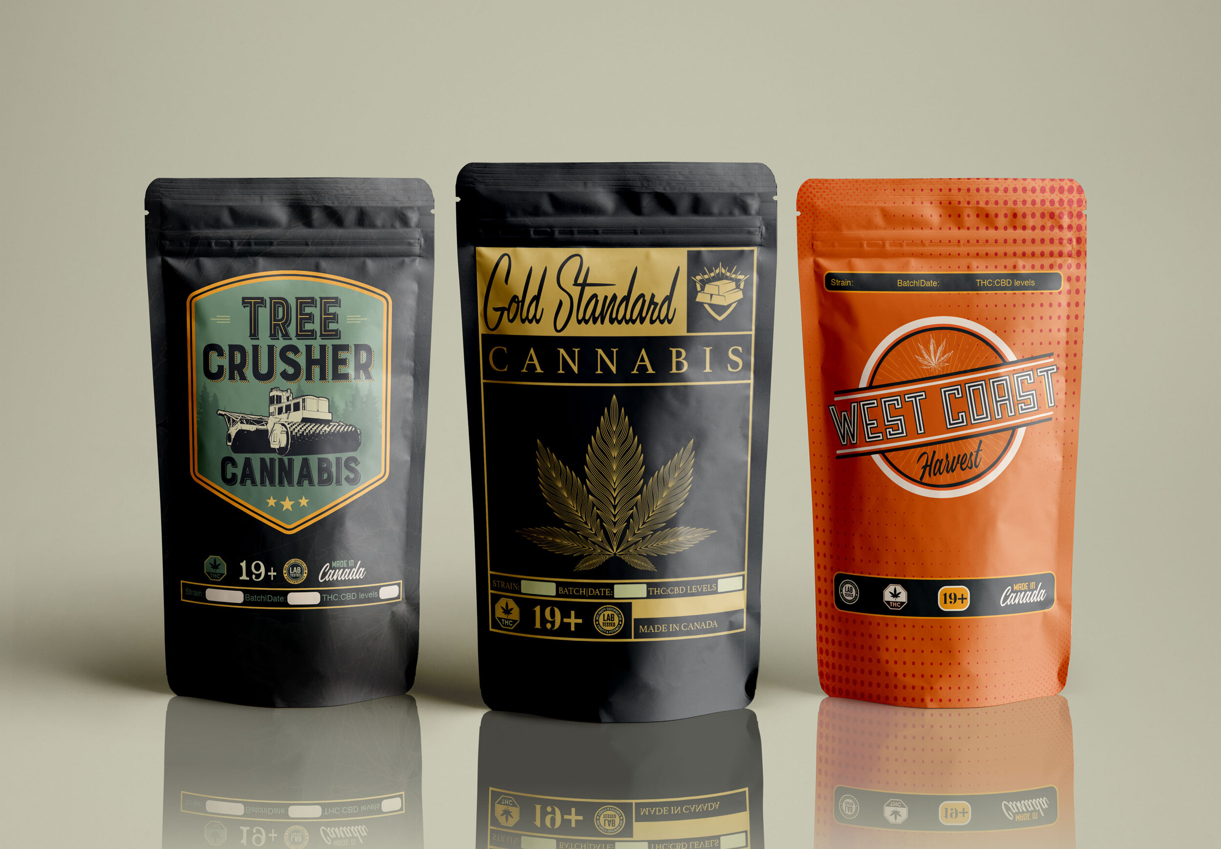 Package Design: Tree Crusher Cannabis 