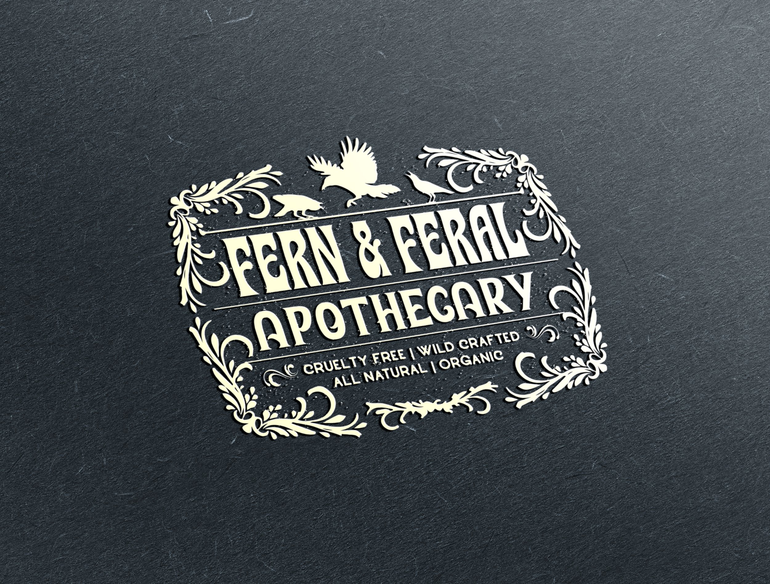  Logo Design: Fern &amp; Feral Apothecary, New Brunswick 