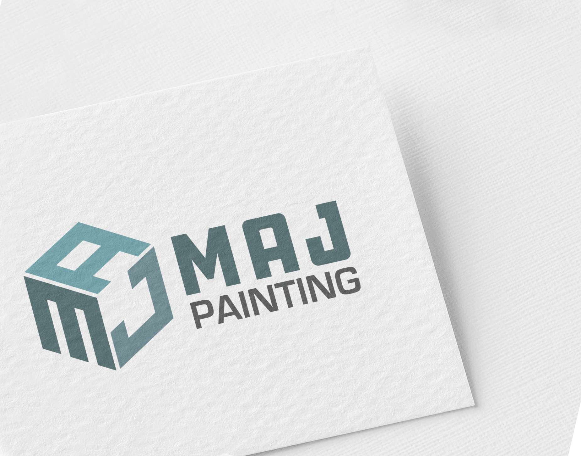 Logo Design: MAJ Painting, Victoria BC