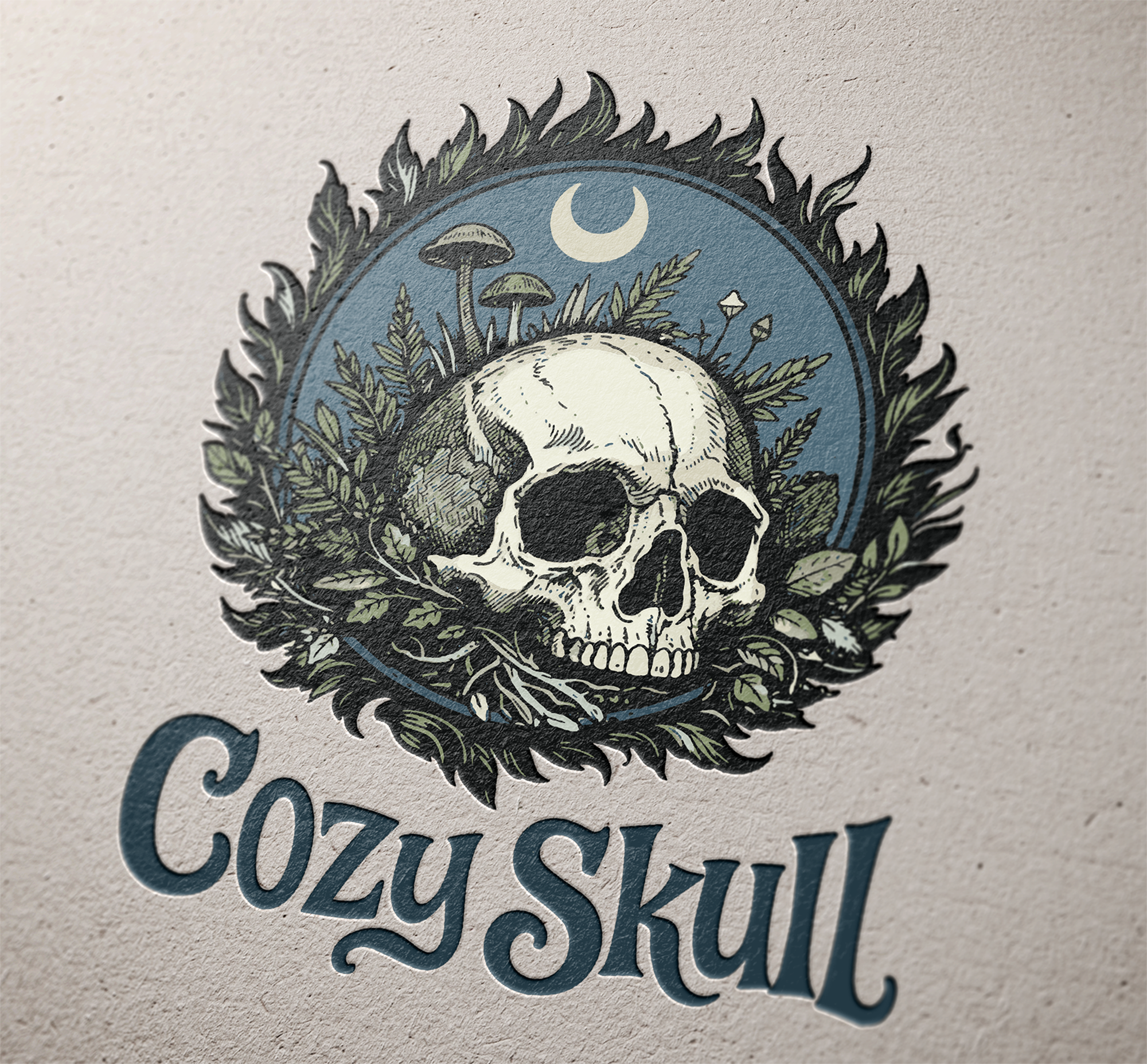 Logo & Typefavce Design: Coxy Skull, St. Louis MA