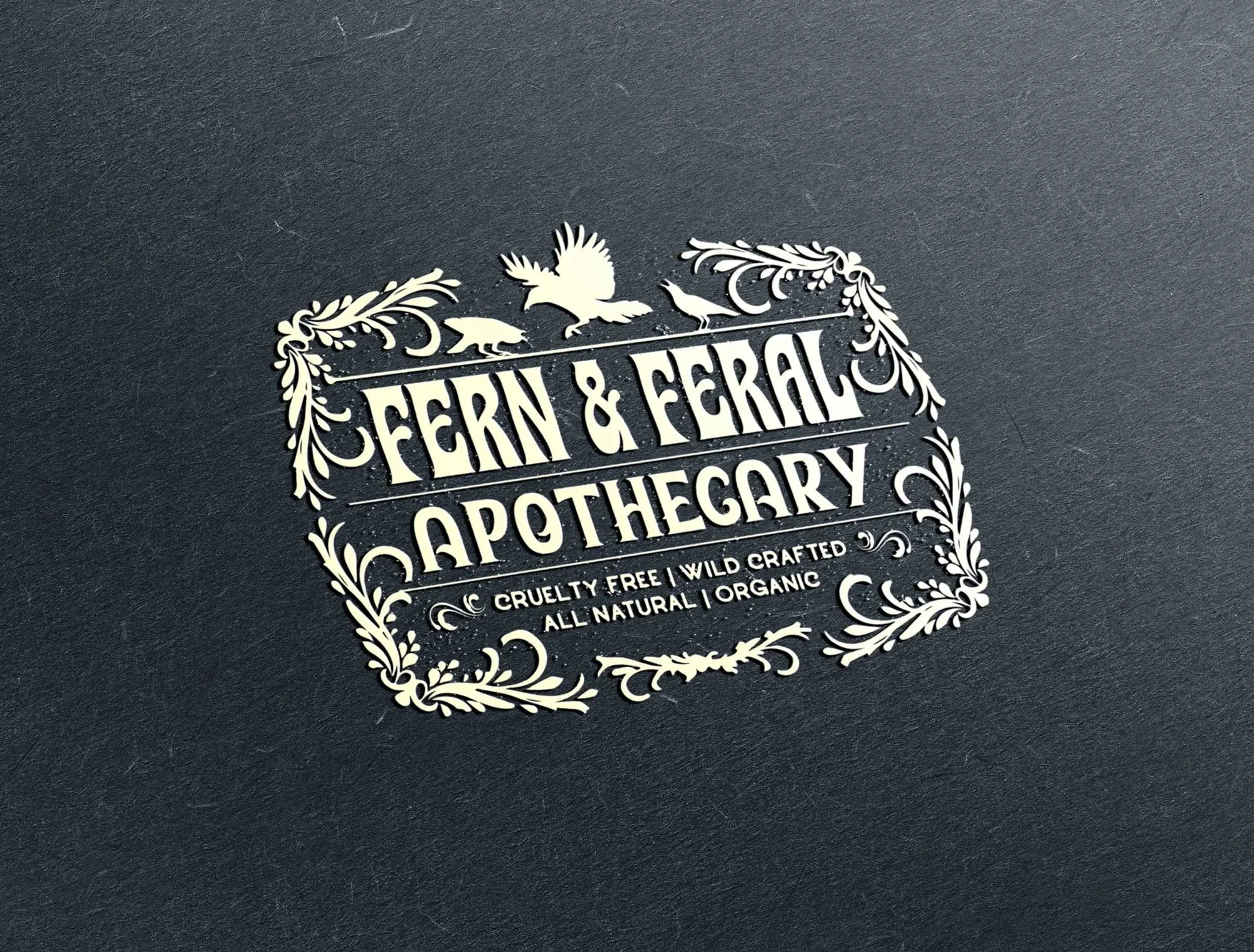 Logo Design: Fern & Feral Apothecary, New Brunswick