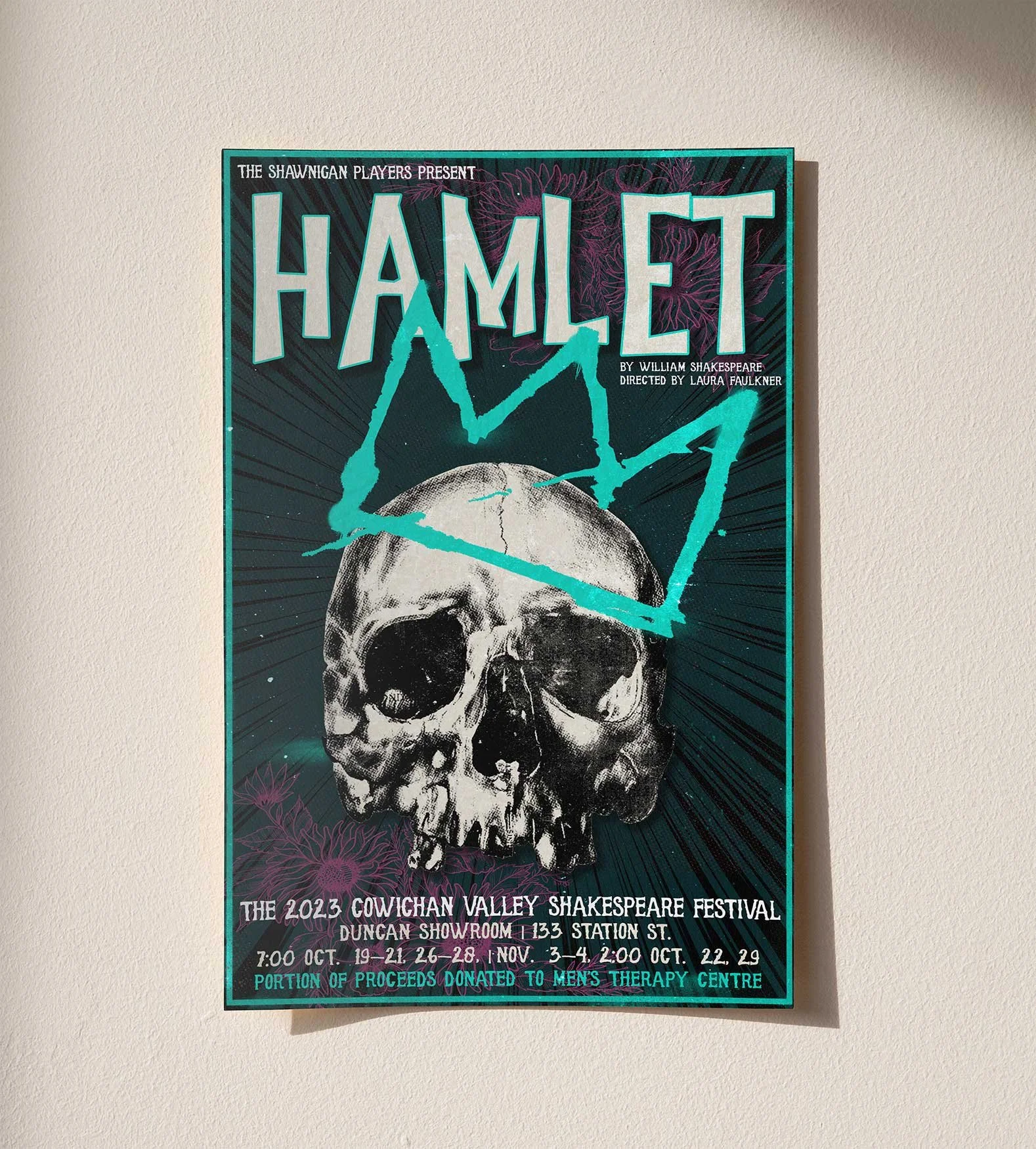 Poster Design: Cowichan Valley Shakespeare Festival, Duncan BC
