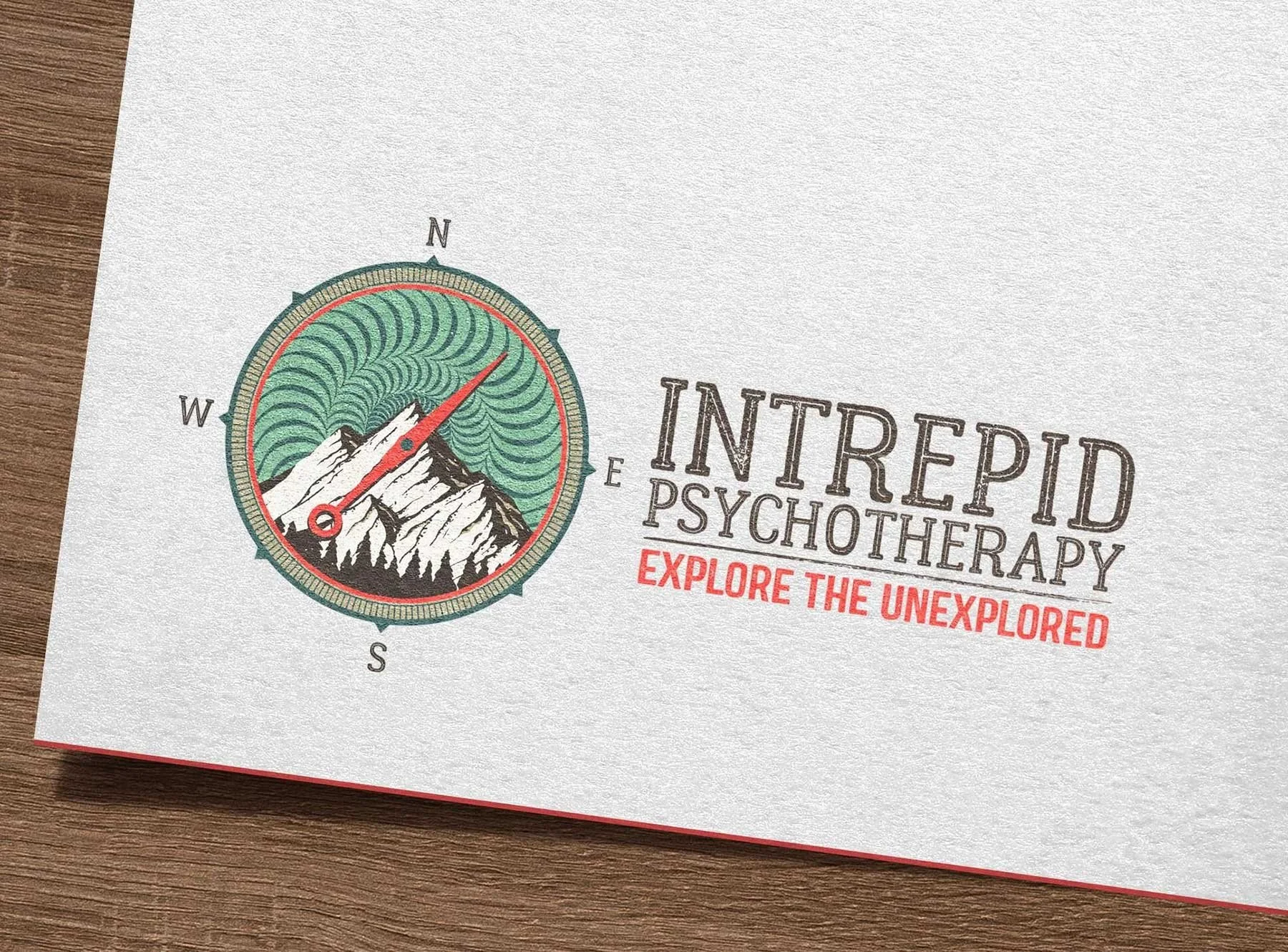 Logo Design: Intrepid Psychotherapy, Victoria BC