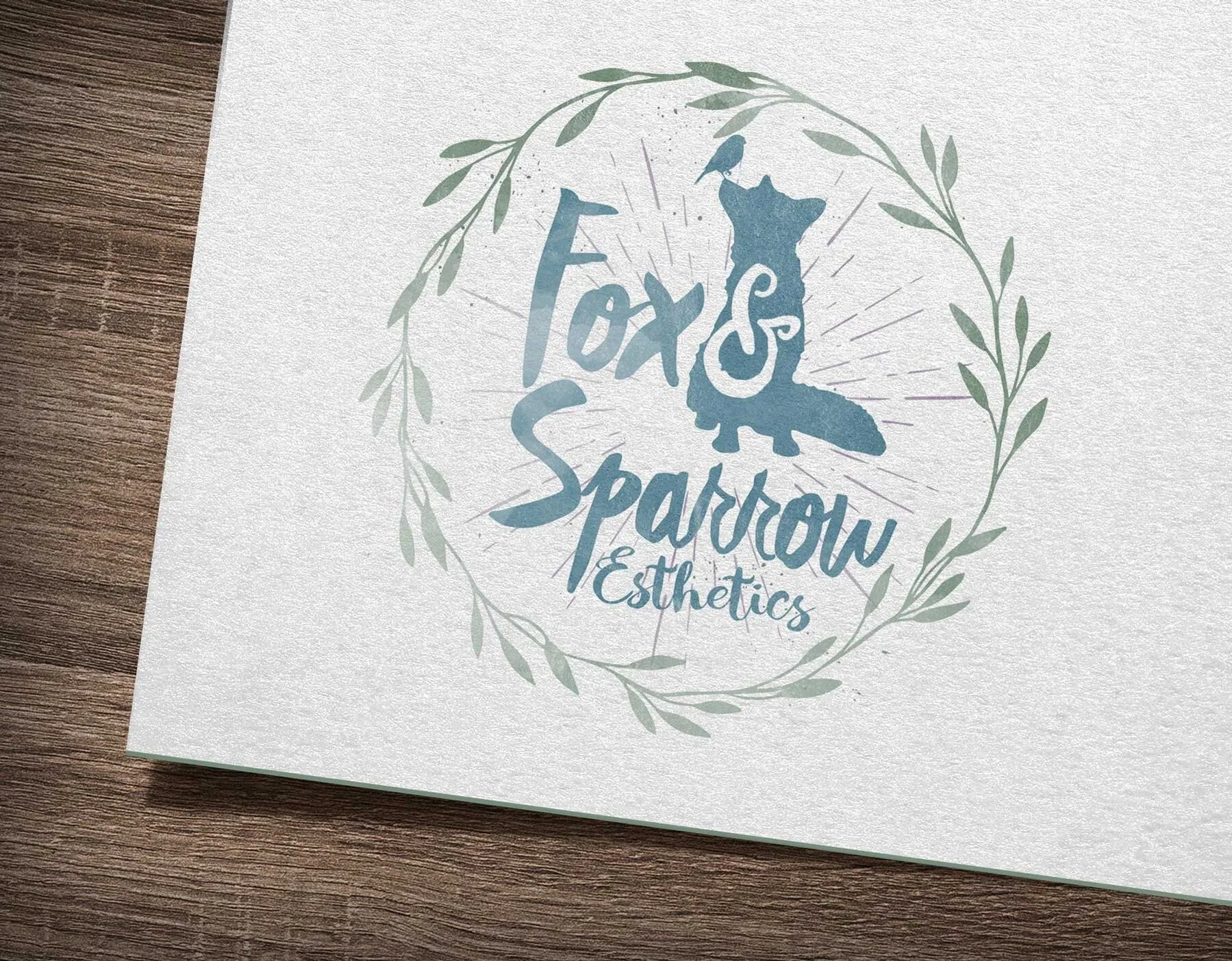 Logo Design: Fox & Sparrow Aesthetics
