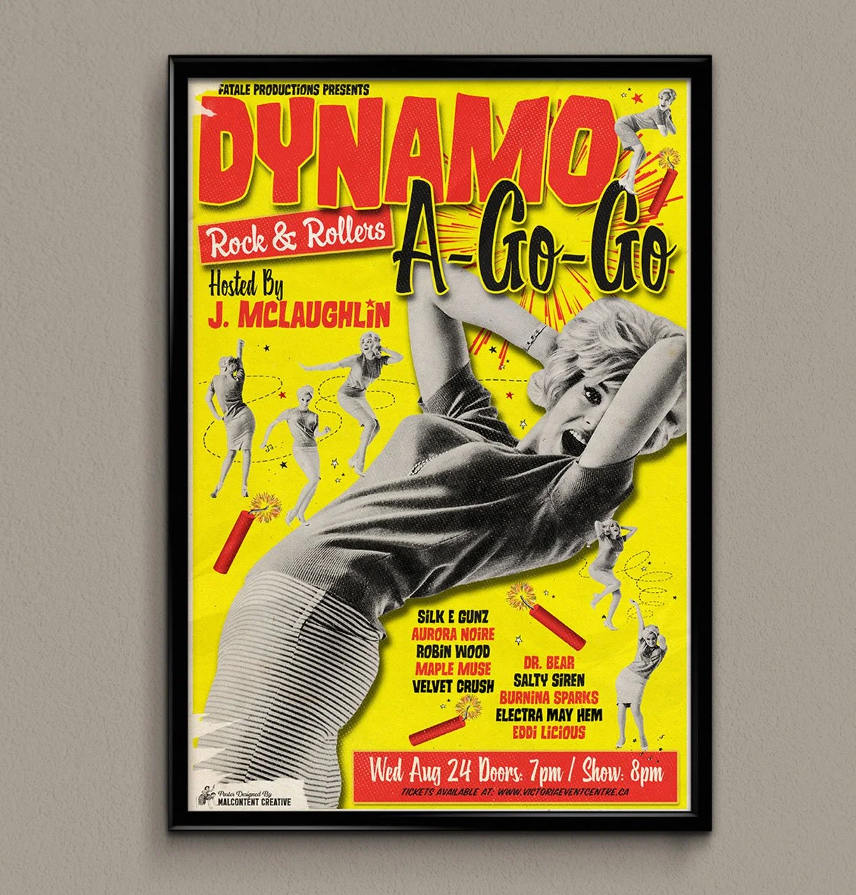 Poster Design: Dynamo A-Go-Go