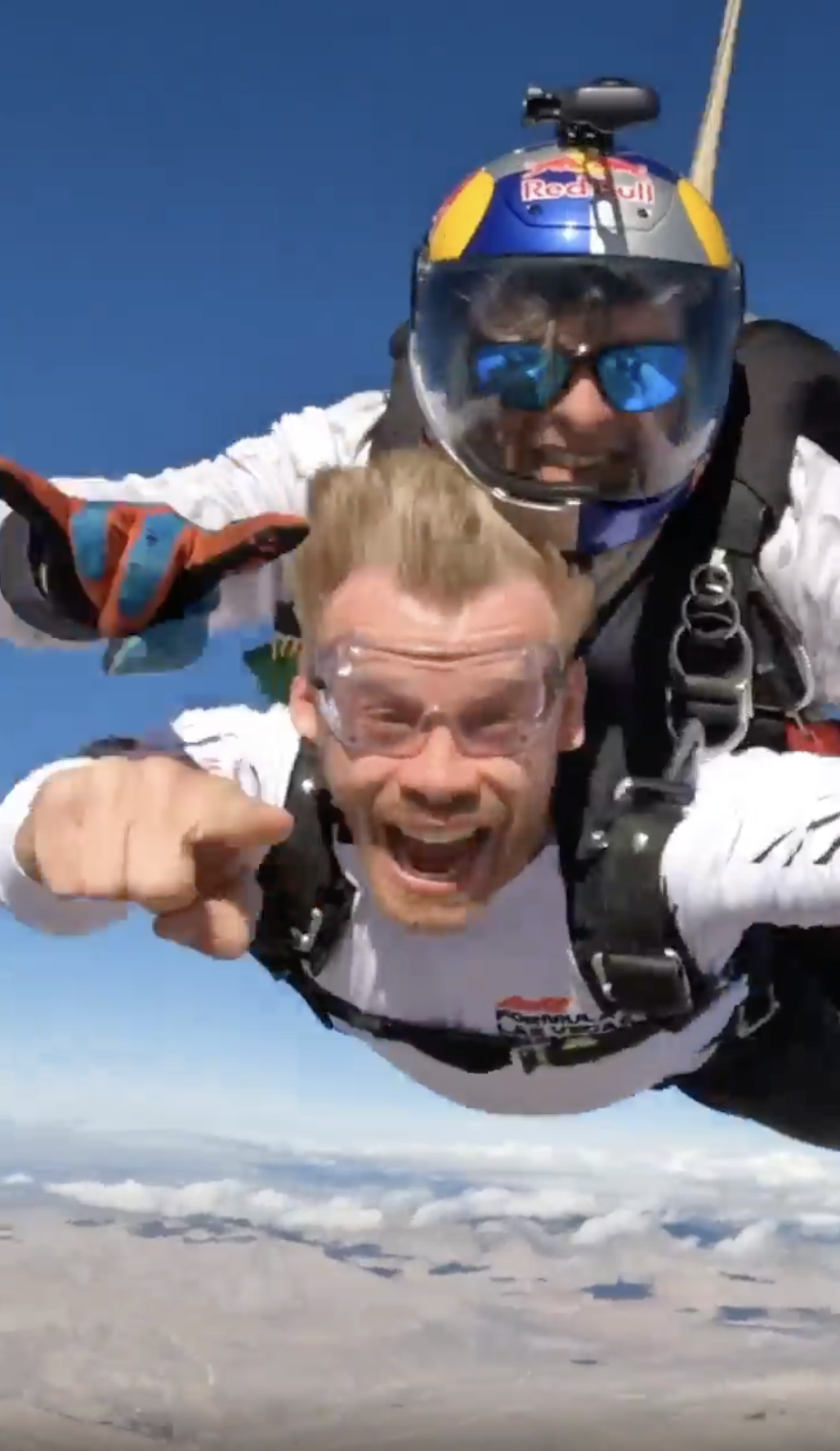 London Lazerson at the Las Vegas GP