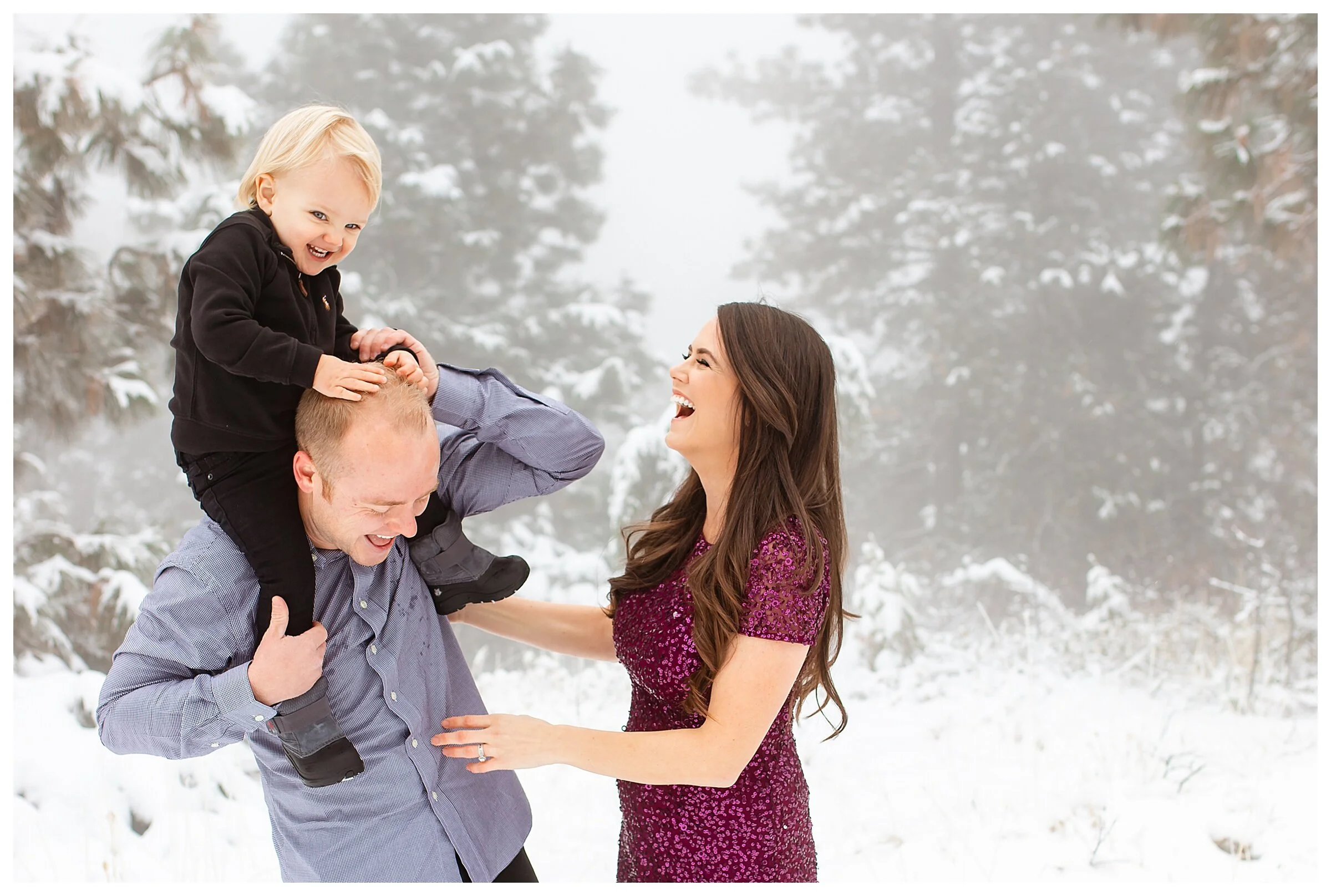 Niehaus Family // Winter Mountain Photoshoot