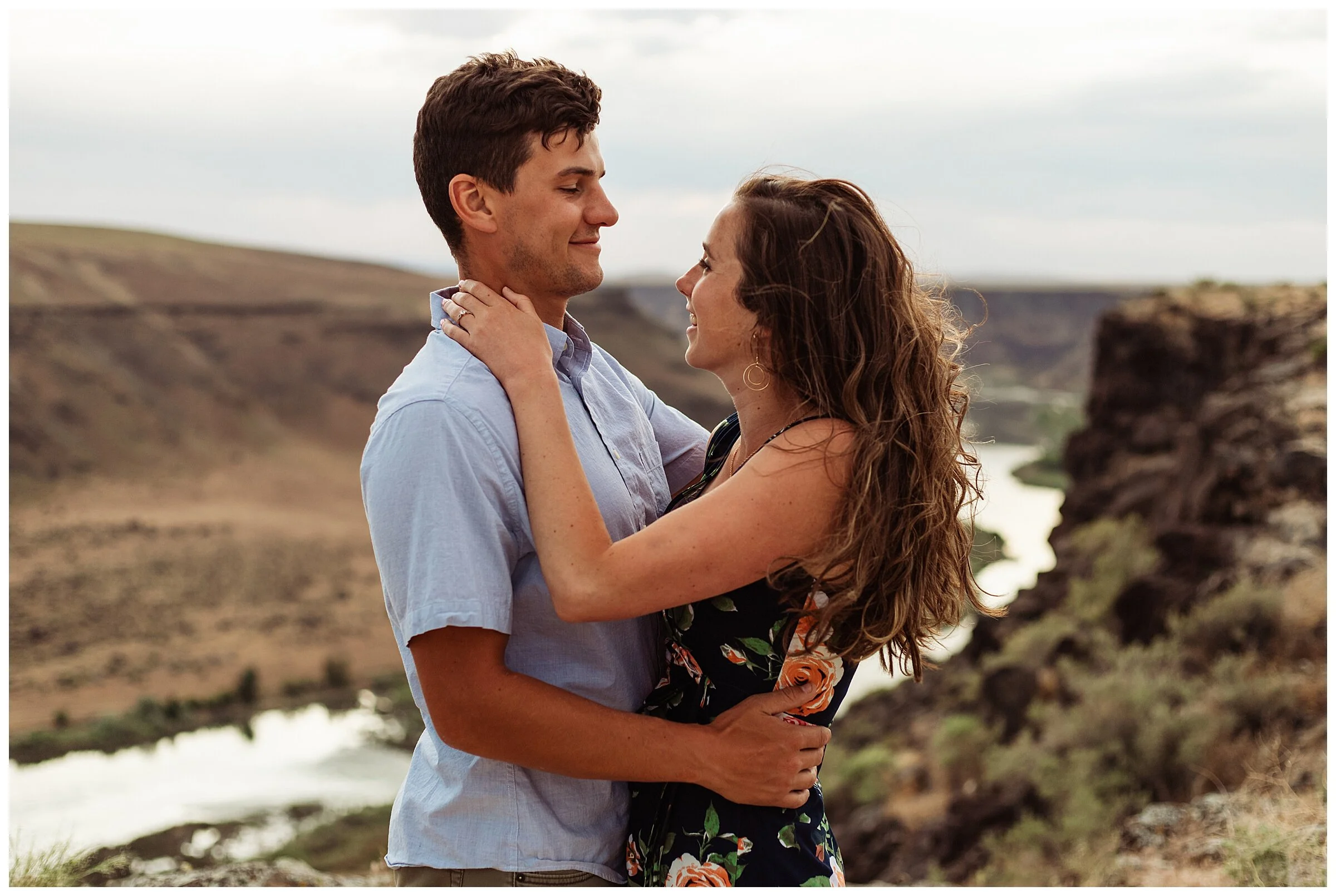 Swan Falls Engagement Session // Maia and Brandon