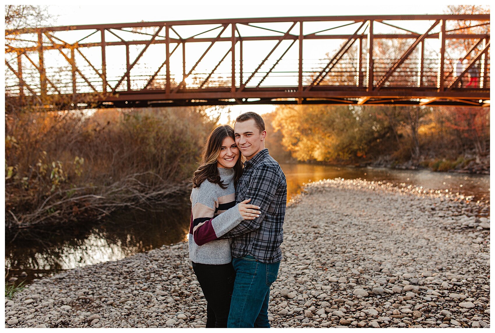 Boise River Couple Photography