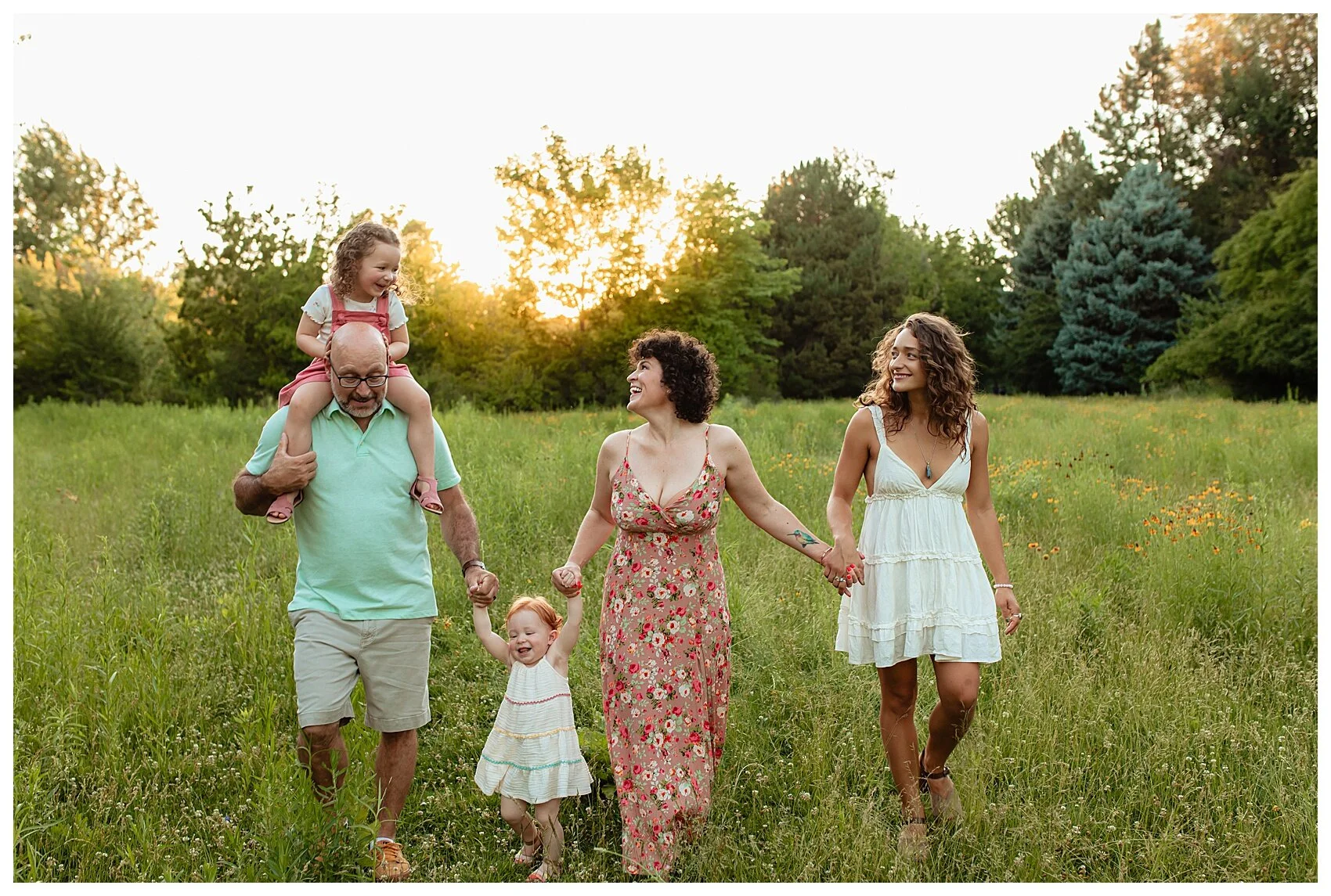 Golden Hour Summer Family Session // McKenzie Family