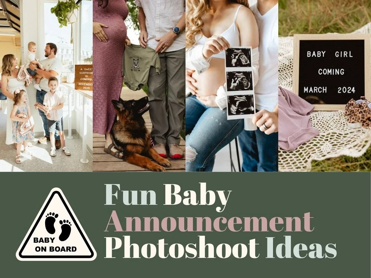 Baby On Board! Fun Baby Announcement Photoshoot Ideas