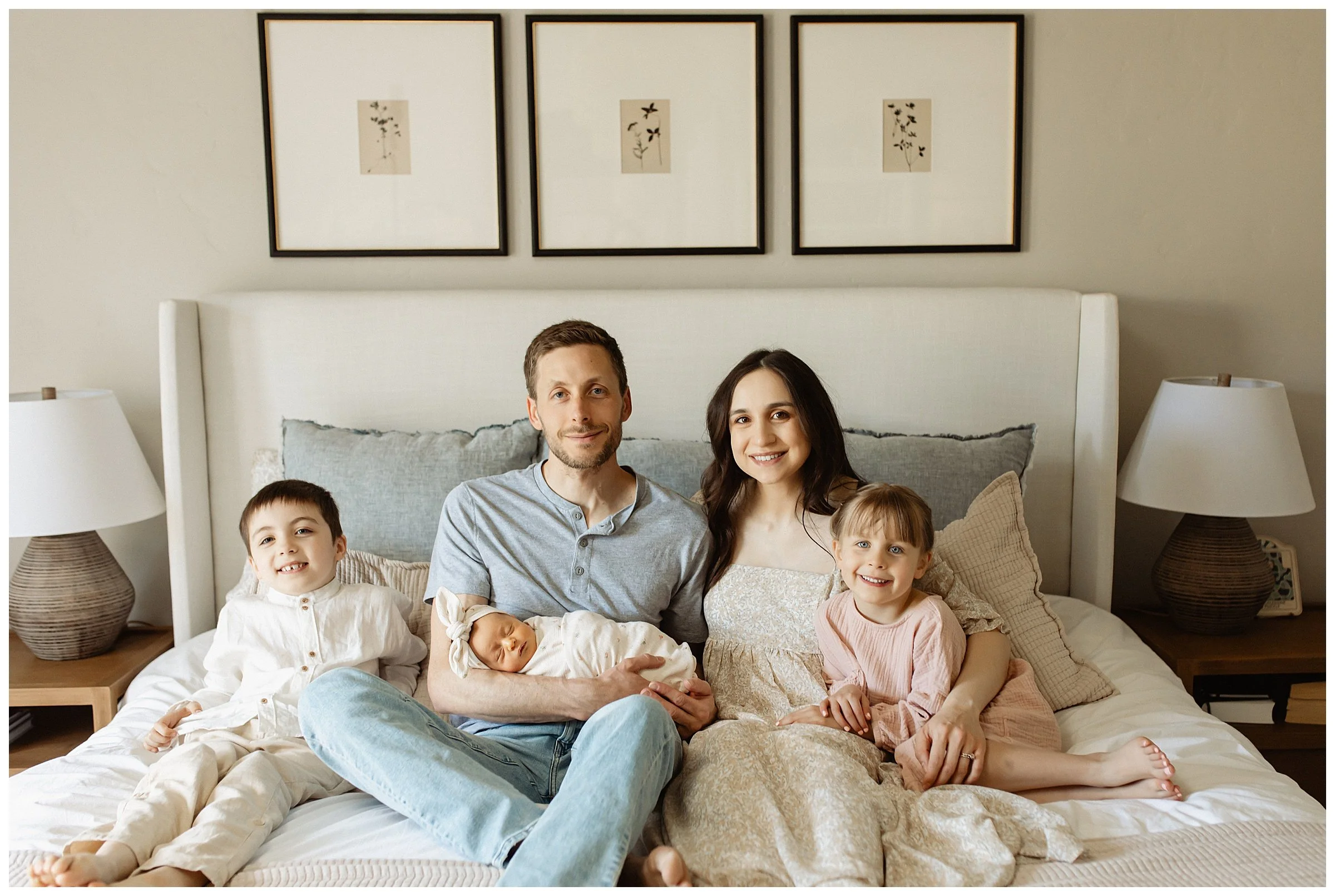 Welcoming a third baby | Meridian, ID in Home Newborn session