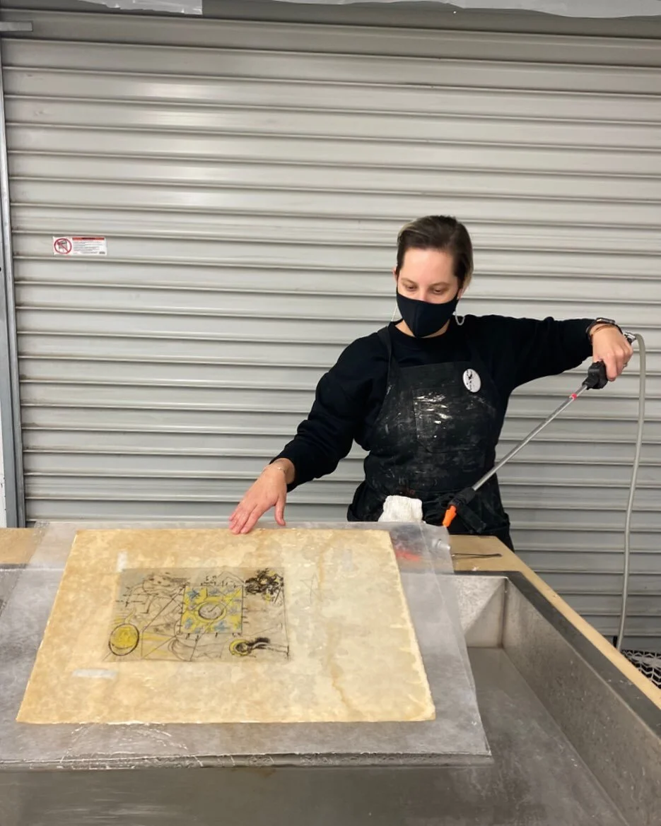 The first wash is the most satisfying. This piece has intense tidelines from two water events. In this case we start with a fine spray of water to release the first round of discoloration
.
.
.
#mconservation #paperconservation #paperconservator #art
