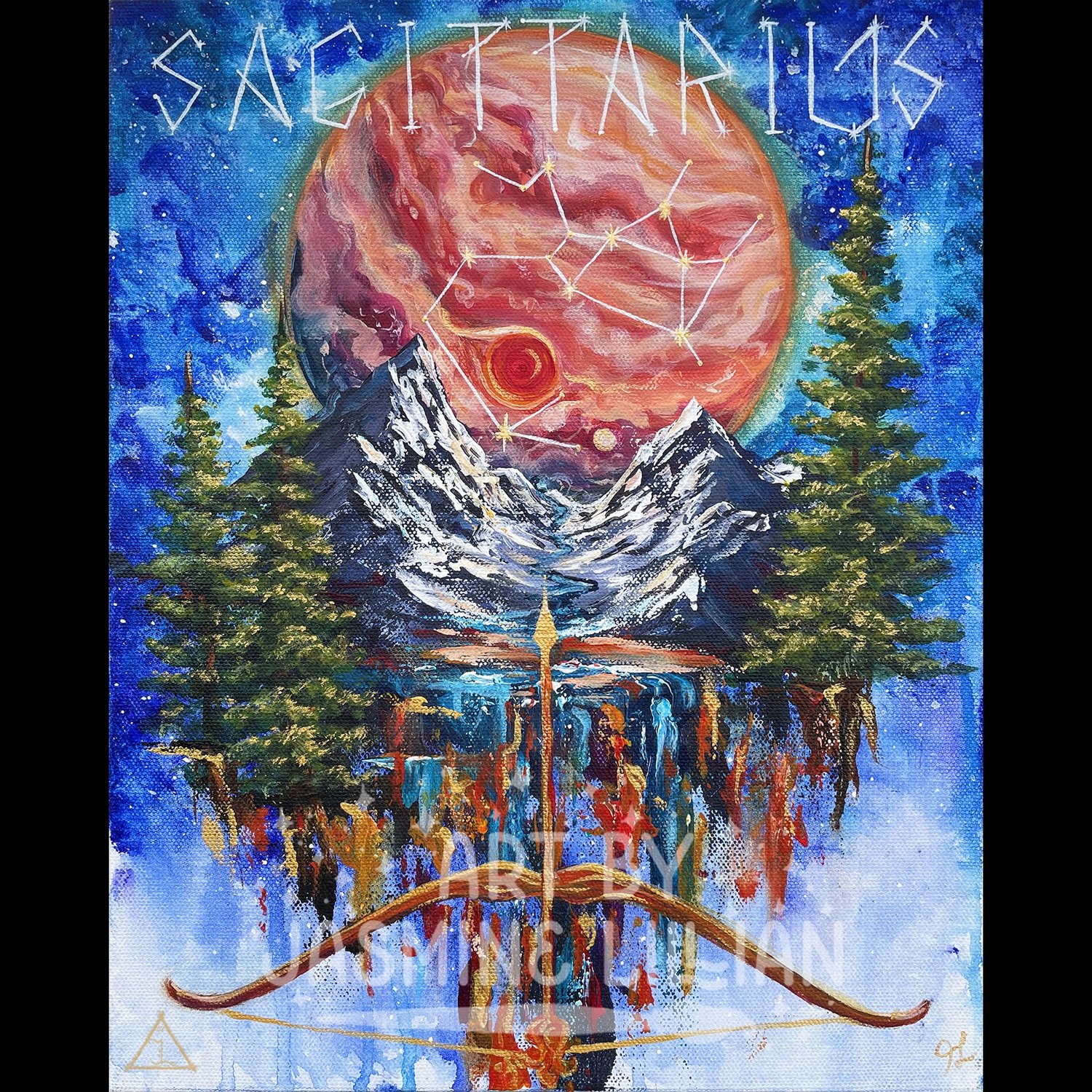 Saggitarius Rising. Artist Sagittarius Artwork