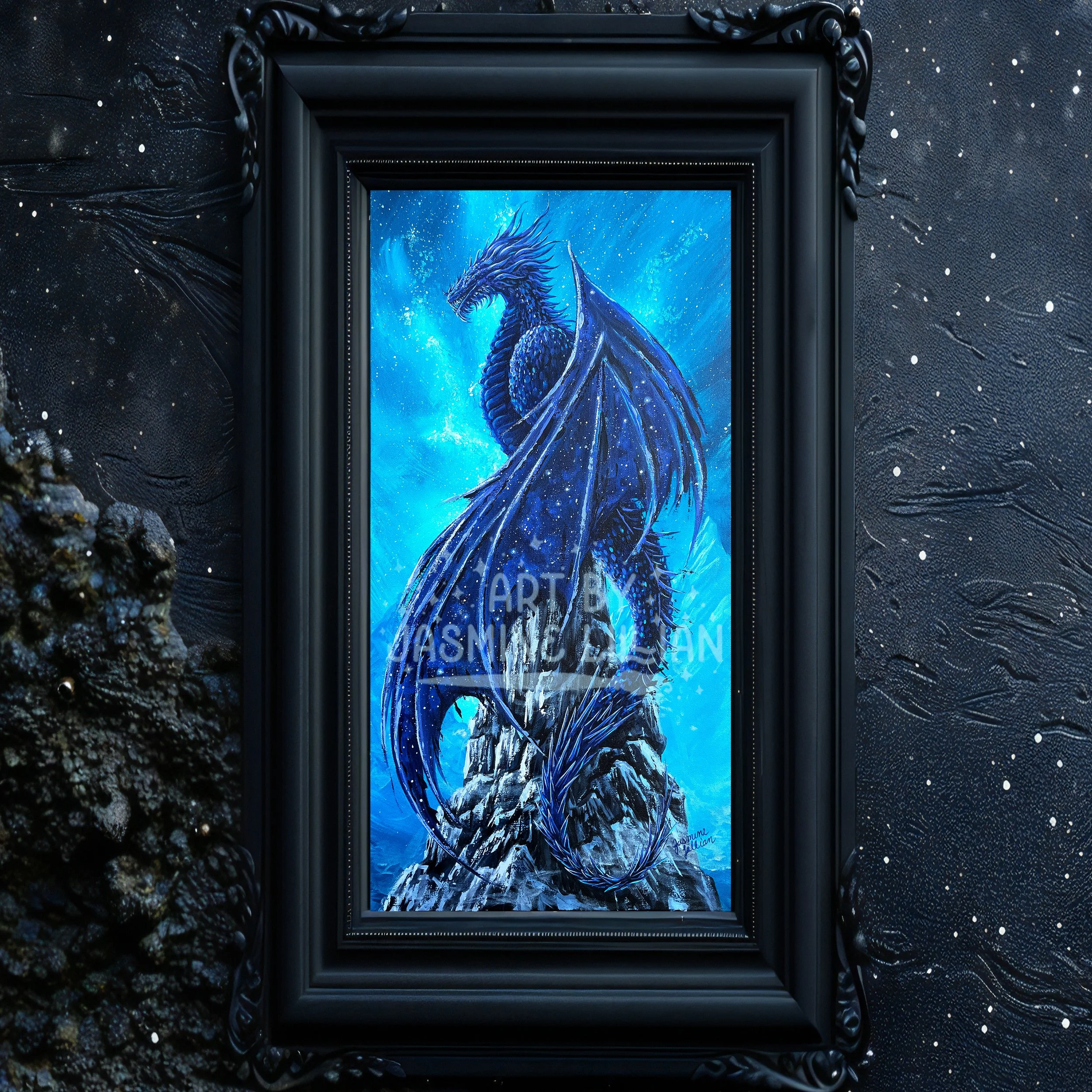 Sapphire Dragon Framed.jpg