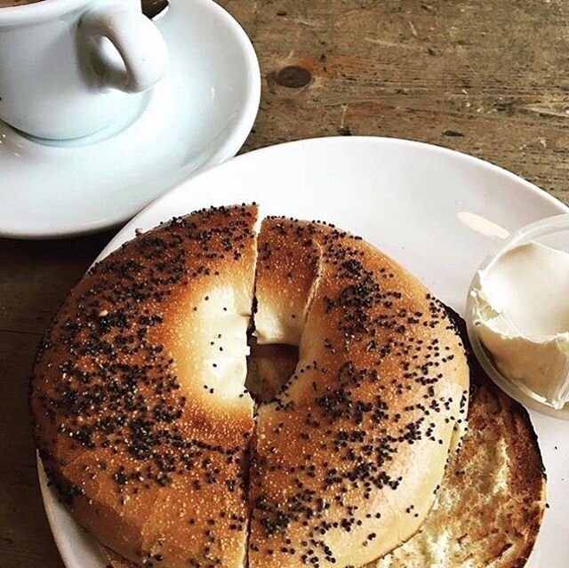 It&rsquo;s definitely a bagels &amp; coffee kind of day. . . . #amiright ✨
We are delivering via Seamless, Grubhub, and Postmates. ✨
And we&rsquo;re open for curbside pickup&mdash;come to the window or call ahead for pickup ✨
212-229-2799
✨
.
.
.
#ca