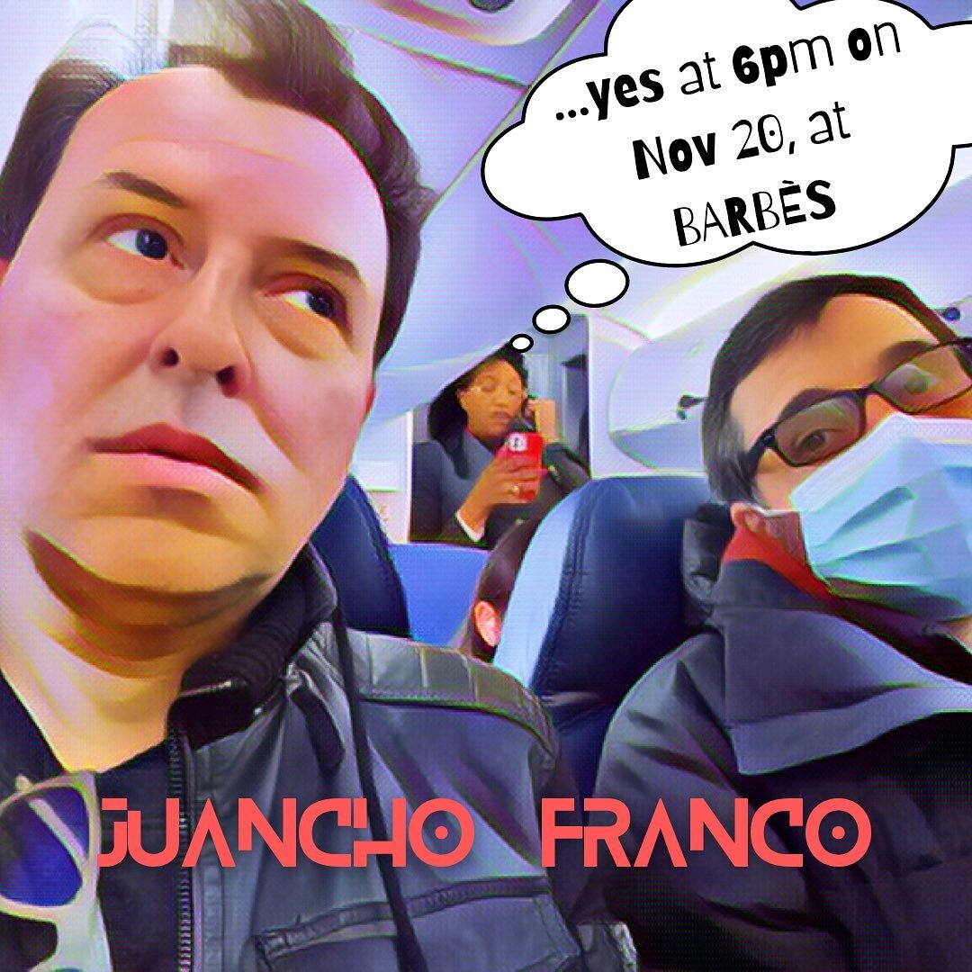 @francopinnamusic 
was recognized in the plane!!

Join the Francomania and come to see us play @barbesbrooklyn on Nov 20, 
6 PM sharp!
.
.
#nyclivemusic #singersongwriter #cantautor #musicasudamericana #worldjazz #percussion #drums #guitar #brooklyn