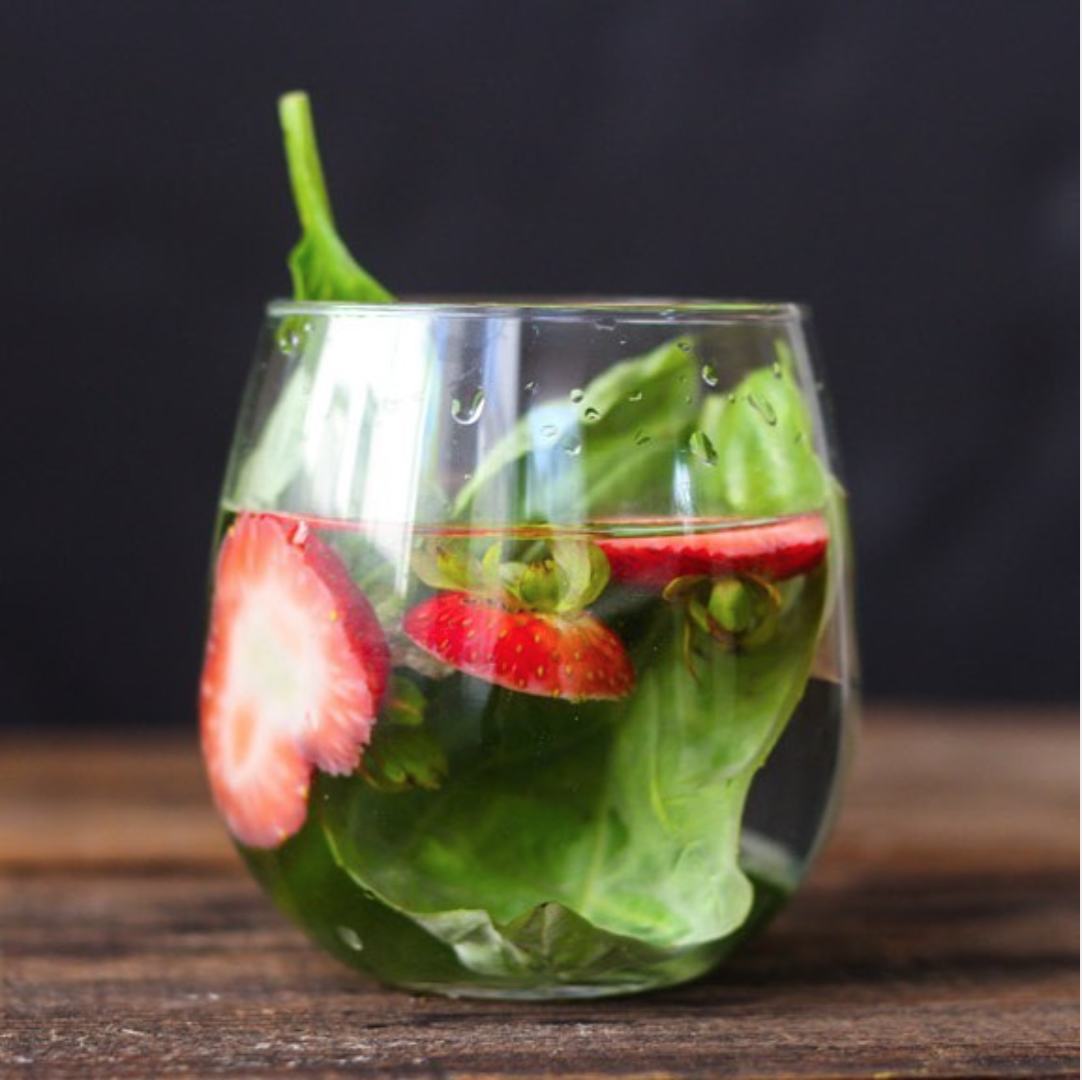 Strawberry Basil Infused Water