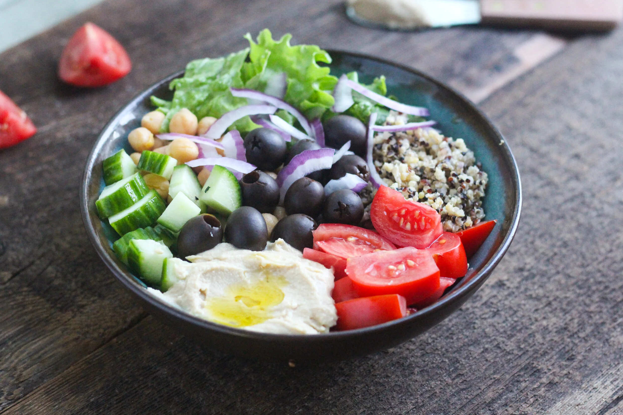 Mediterranean Hummus Bowls